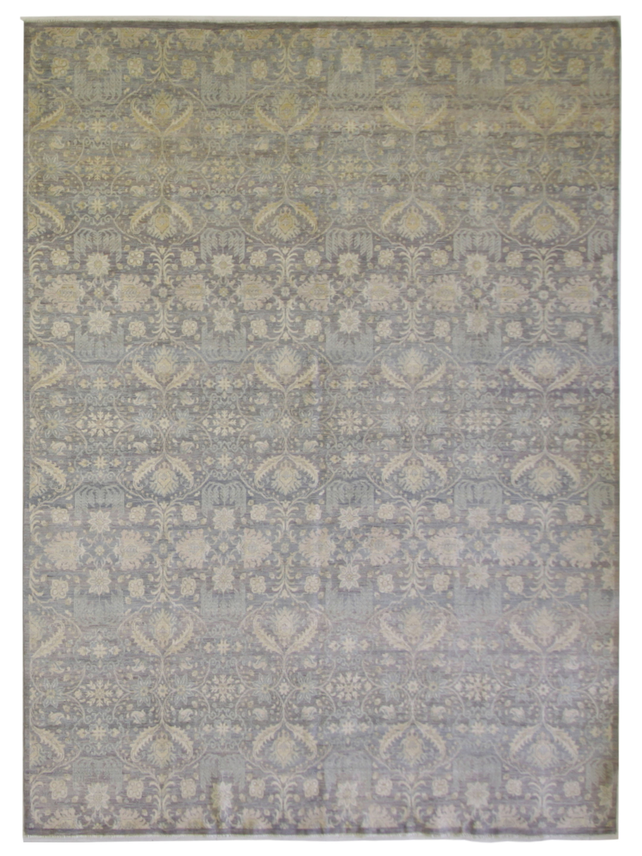 Ziegler Hand Knotted Grey 9x12