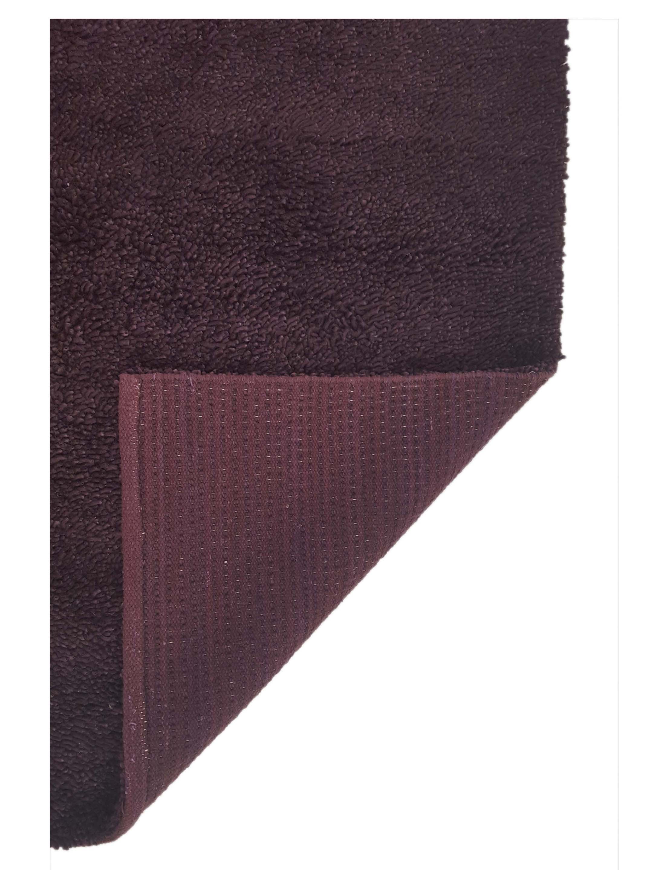Shag Hand Woven Purple 8x10 - Image 3 of 7