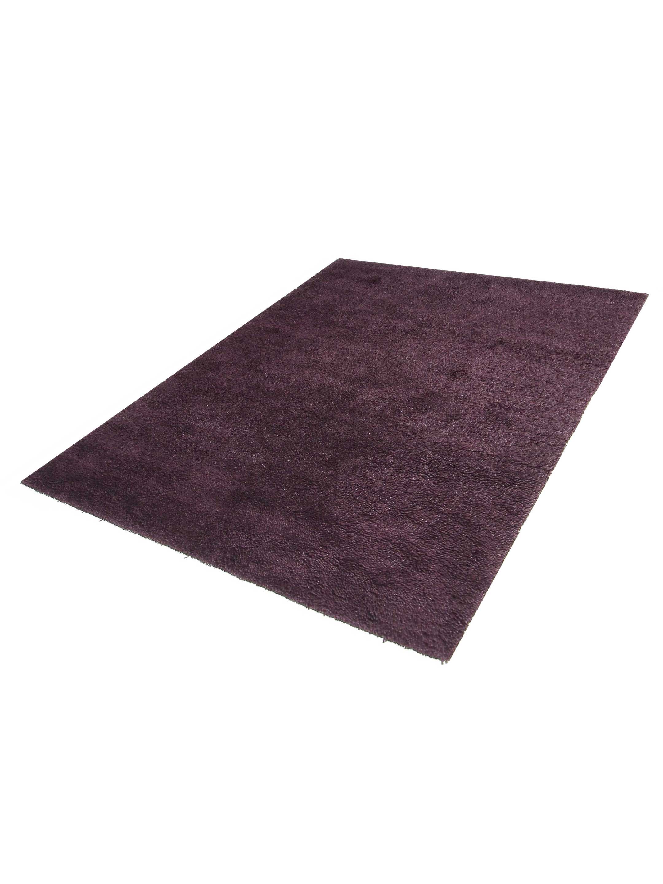 Shag Hand Woven Purple 8x10 - Image 6 of 7