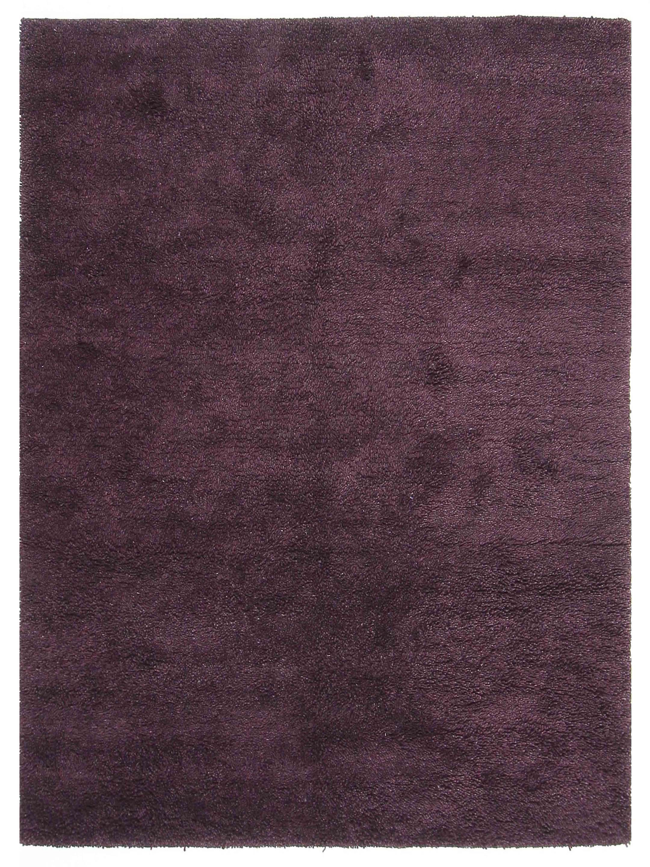 Shag Hand Woven Purple 8x10