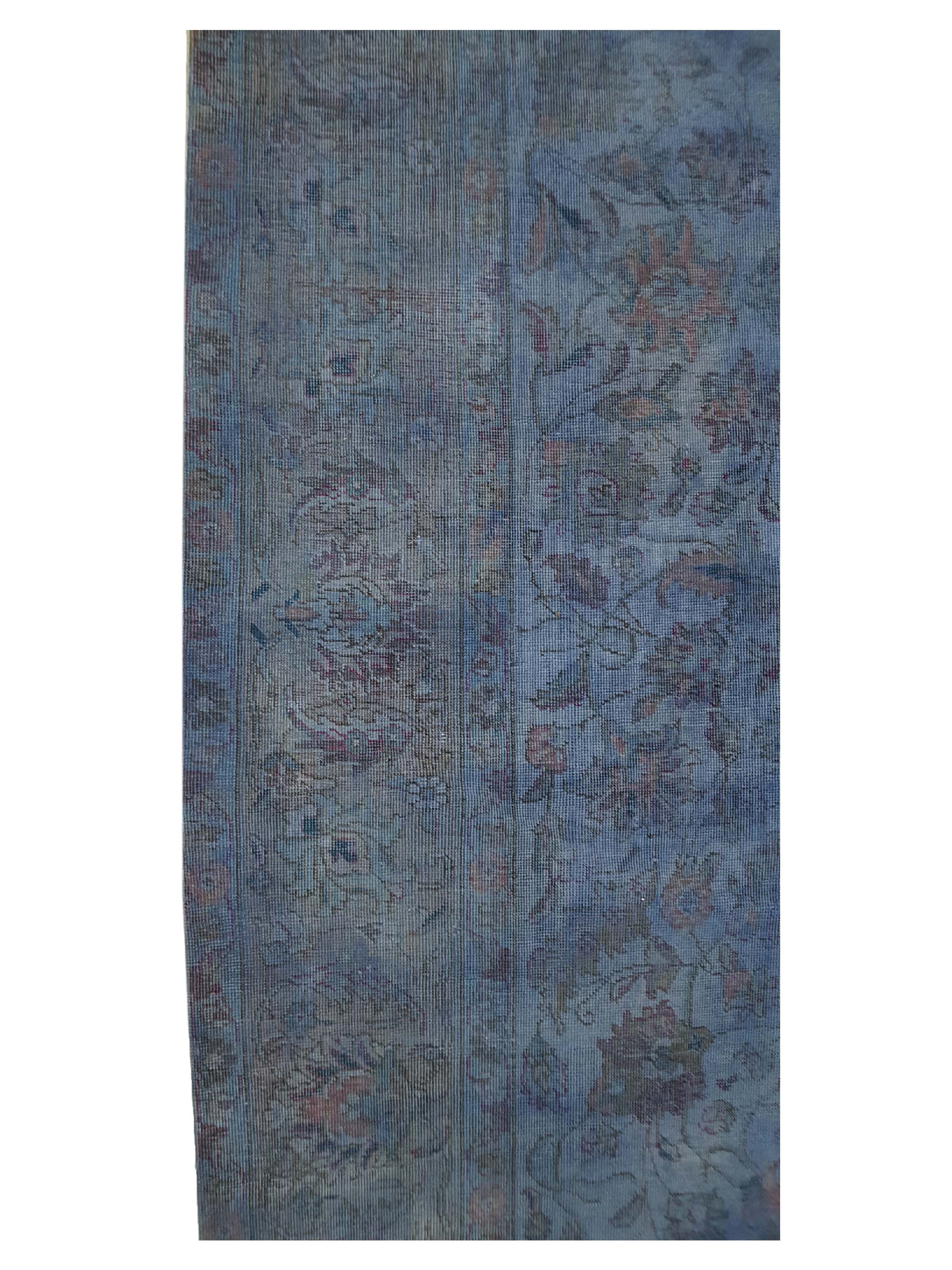 Vintage Hand Knotted Navy 9x12 - Image 5 of 6