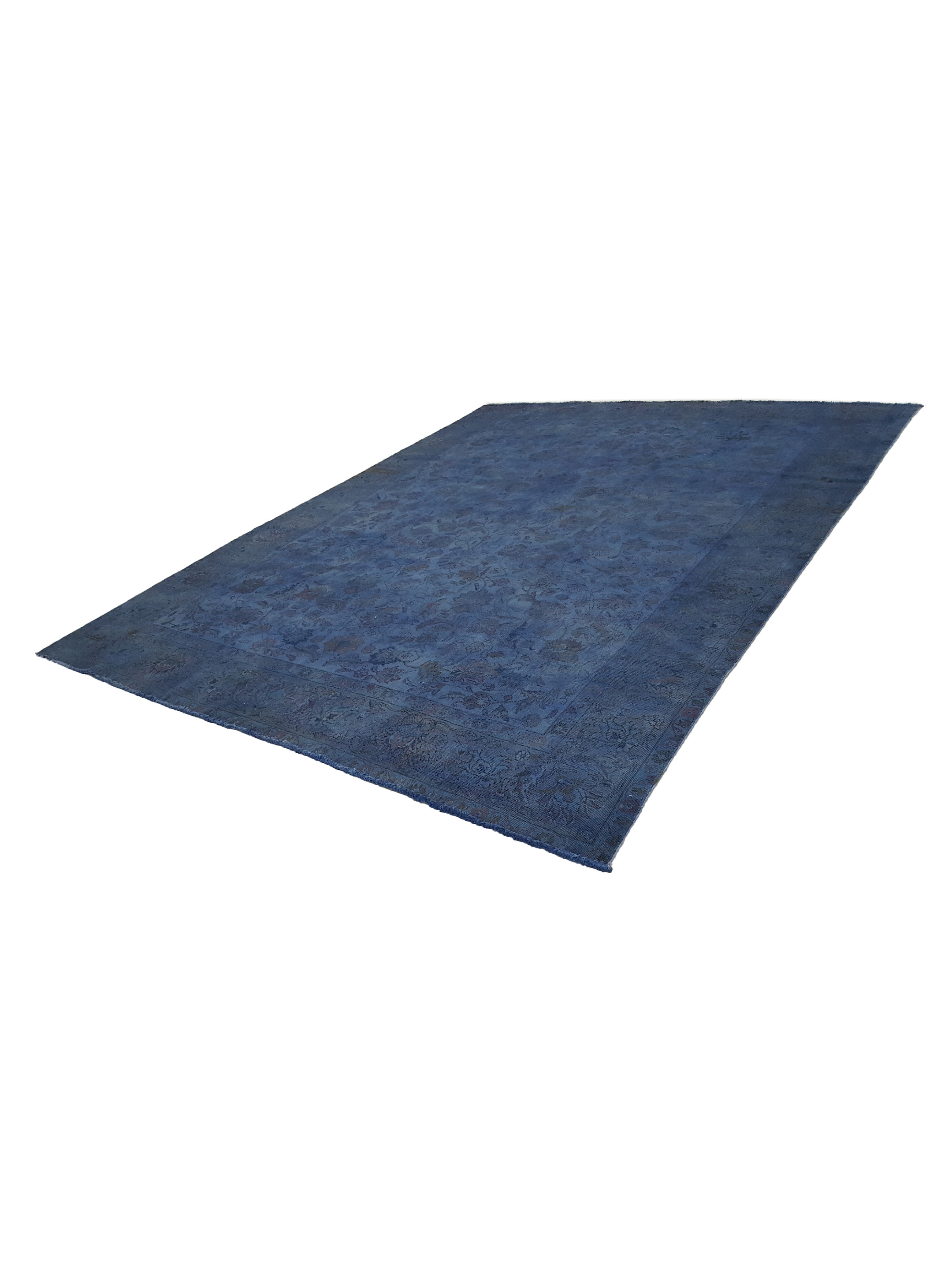 Vintage Hand Knotted Navy 9x12 - Image 6 of 6