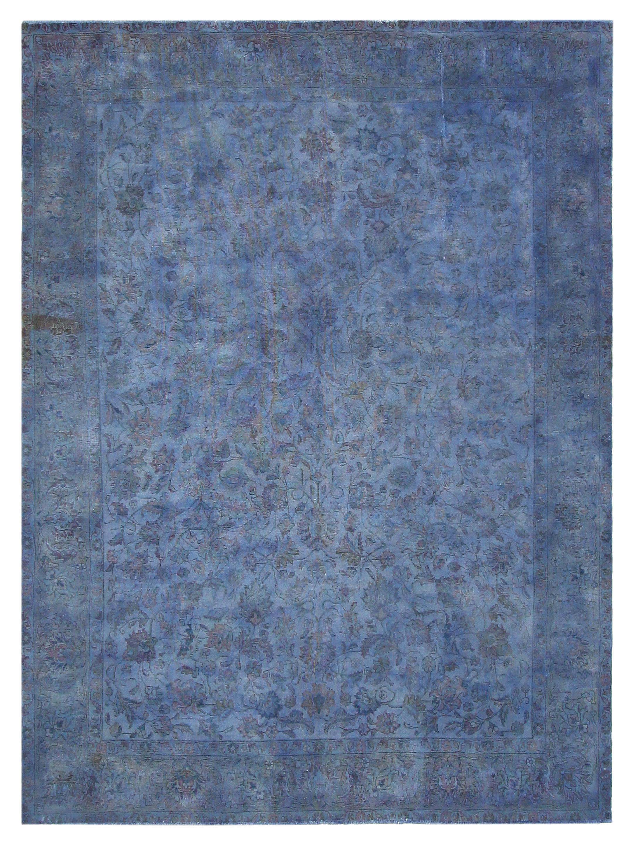 Vintage Hand Knotted Navy 9x12