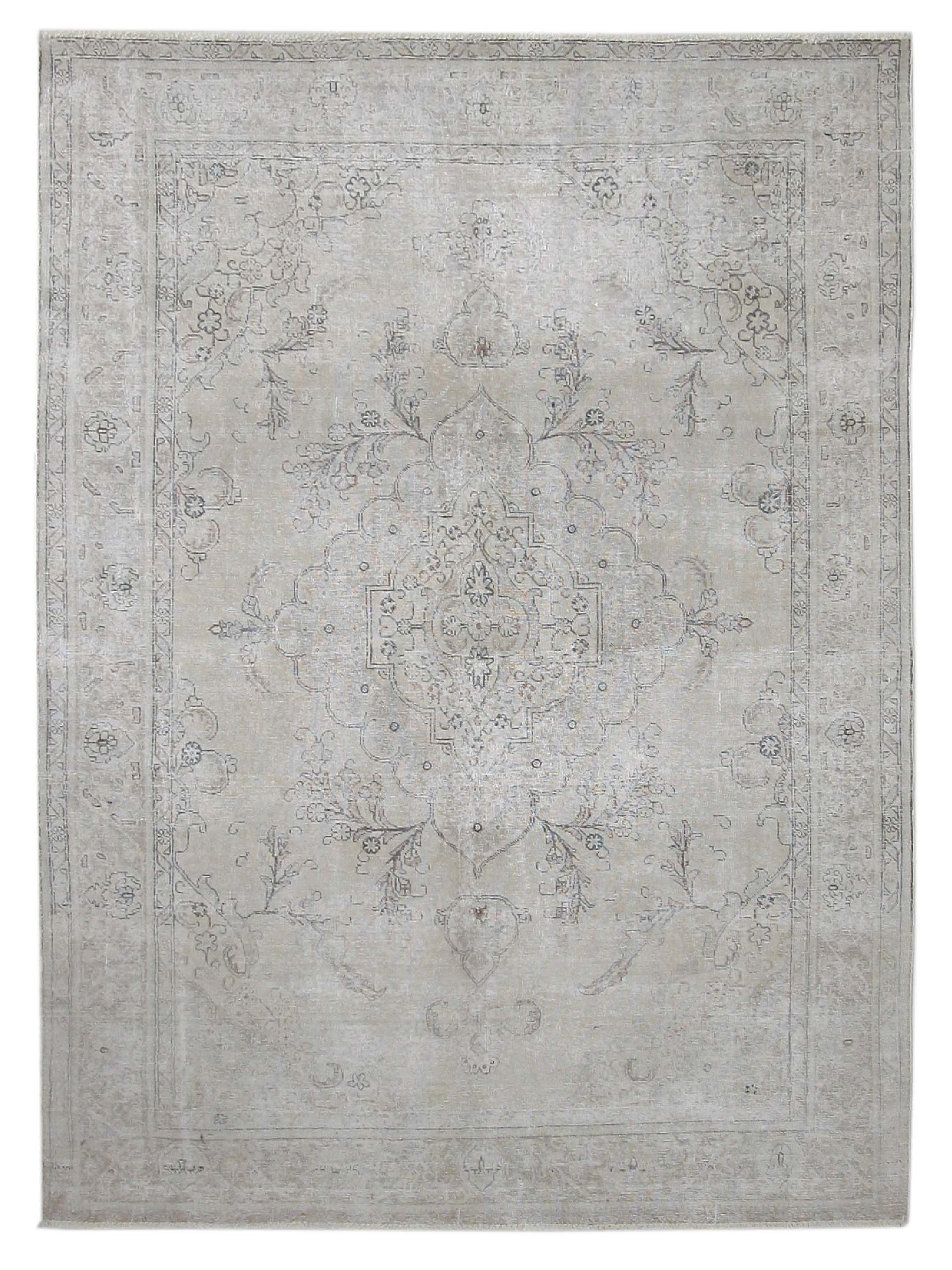 Vintage Hand Knotted Beige 7x10