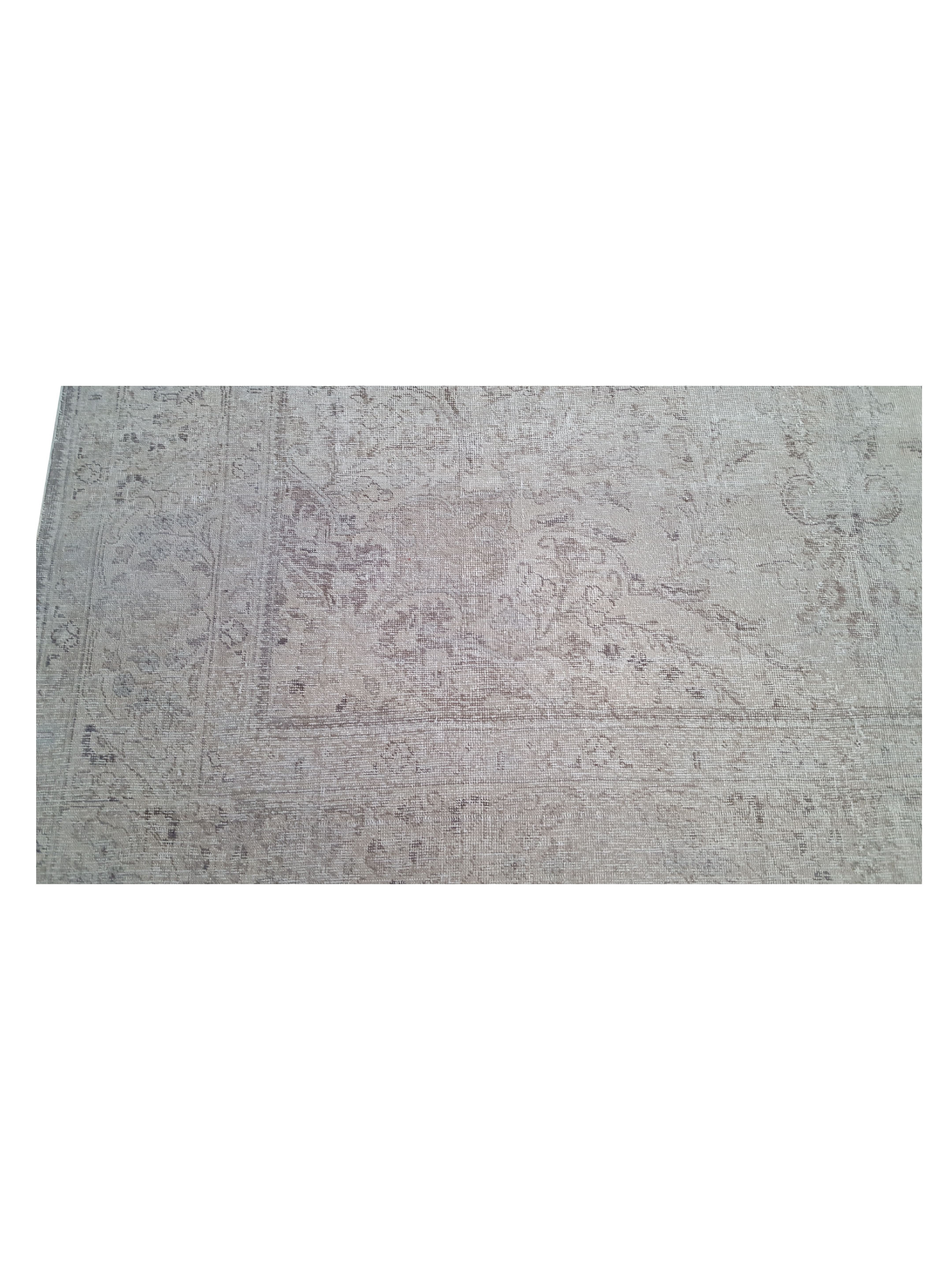 Vintage Hand Knotted Beige 7x9 - Image 3 of 4