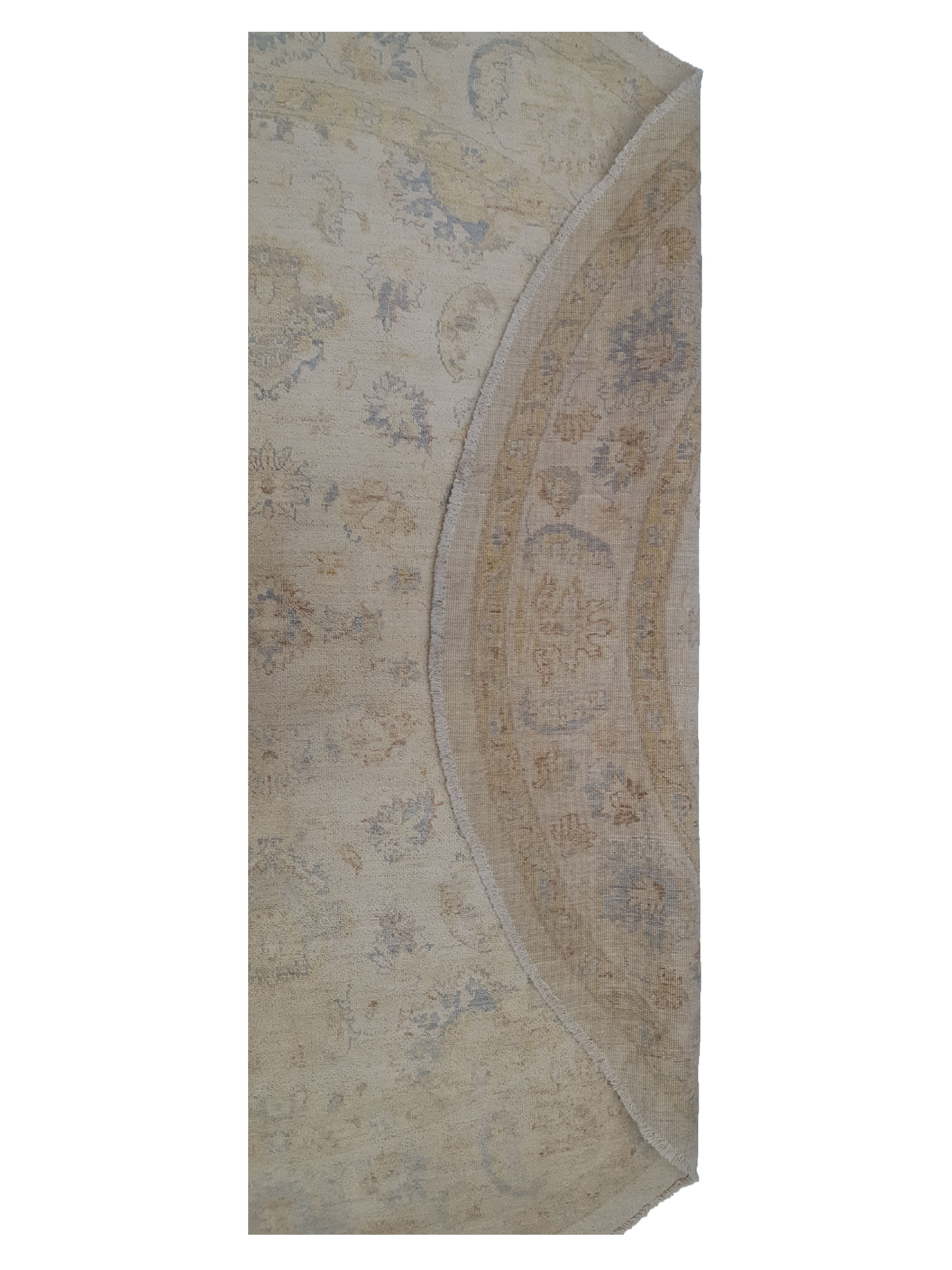Ziegler Hand Knotted Ivory 8x8 - Image 3 of 6