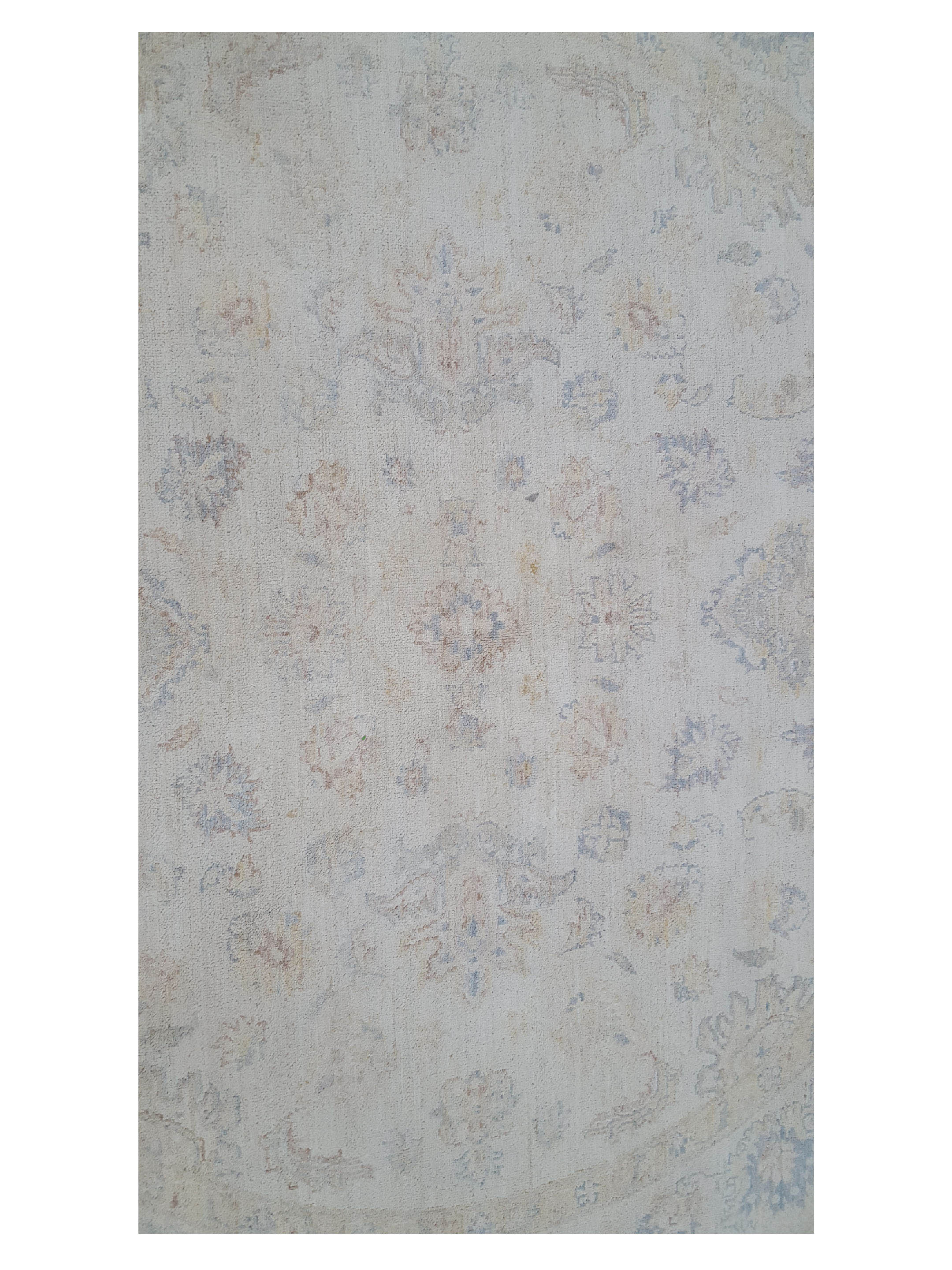 Ziegler Hand Knotted Ivory 8x8 - Image 5 of 6