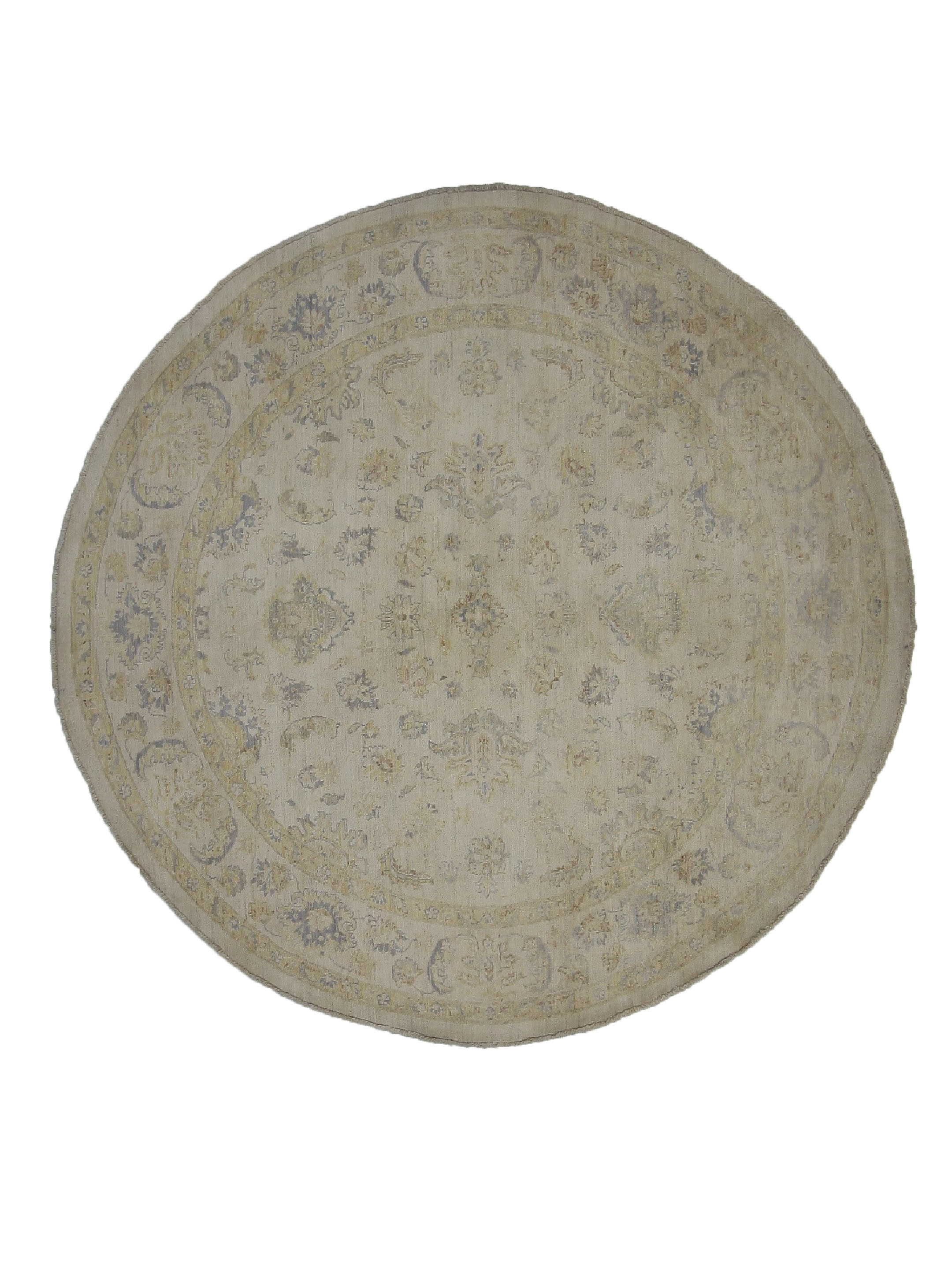 Ziegler Hand Knotted Ivory 8x8