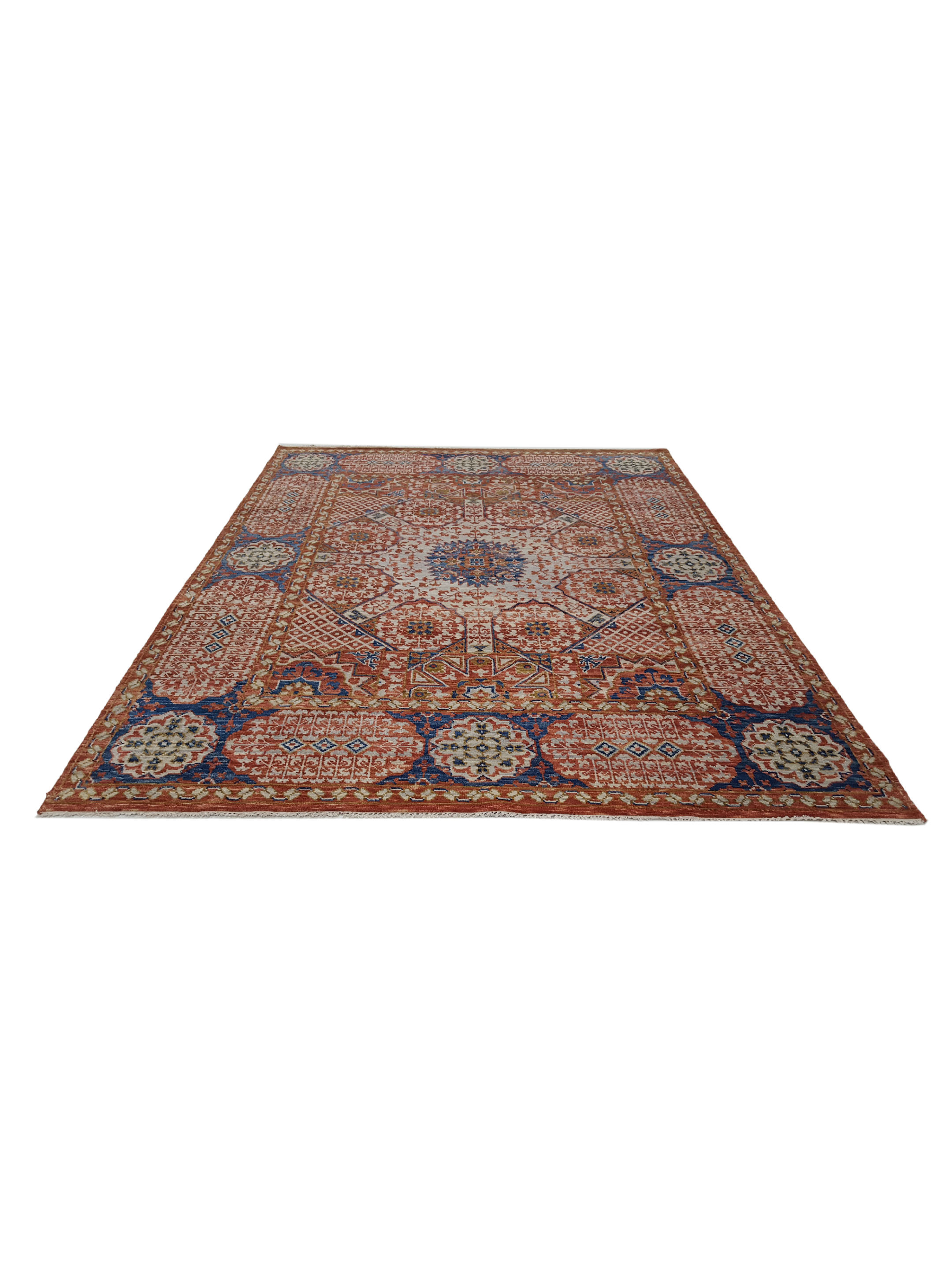 Anatolian Revival Hand Knotted Orange 8x10 - Image 2 of 6