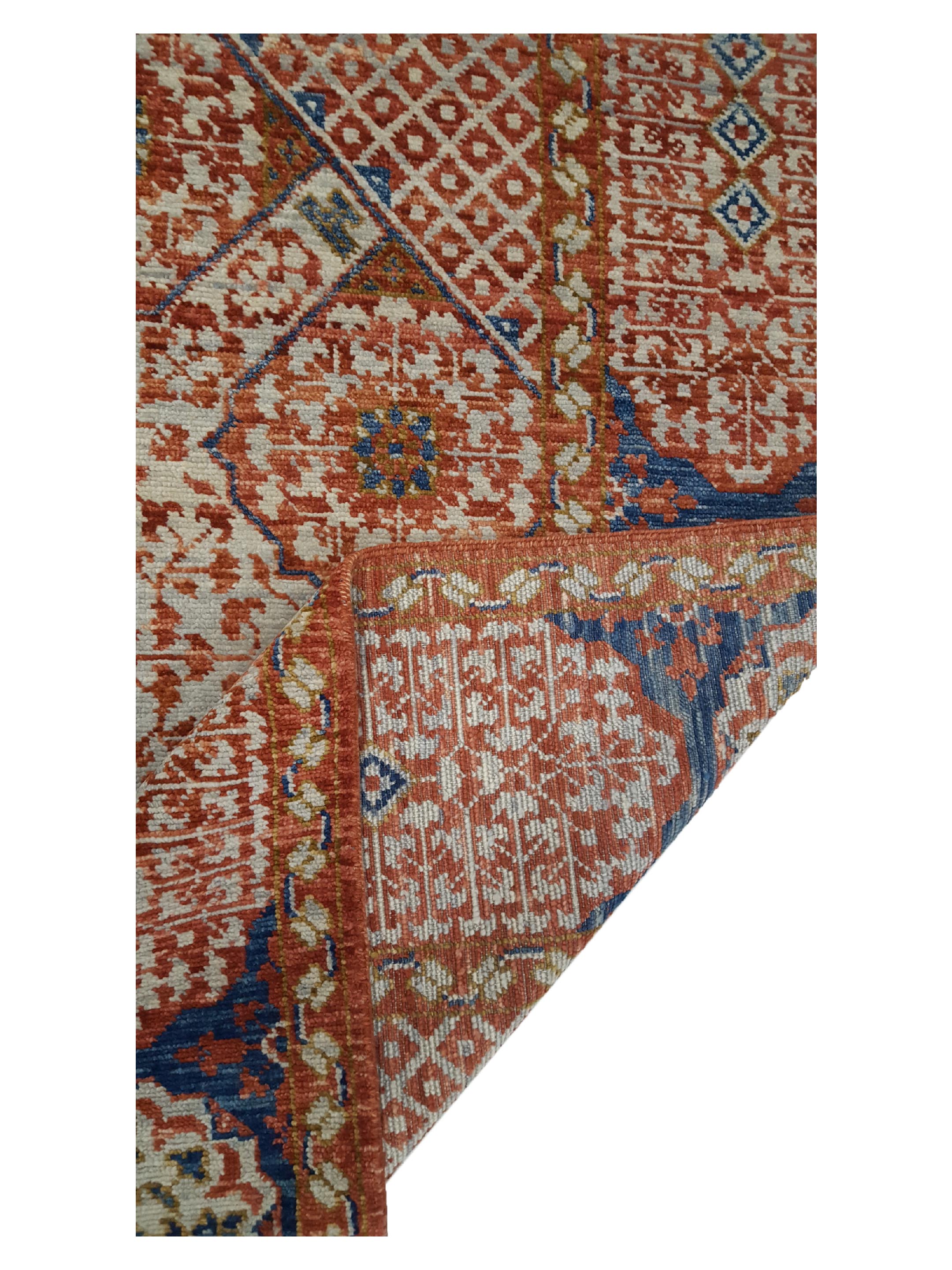 Anatolian Revival Hand Knotted Orange 8x10 - Image 3 of 6