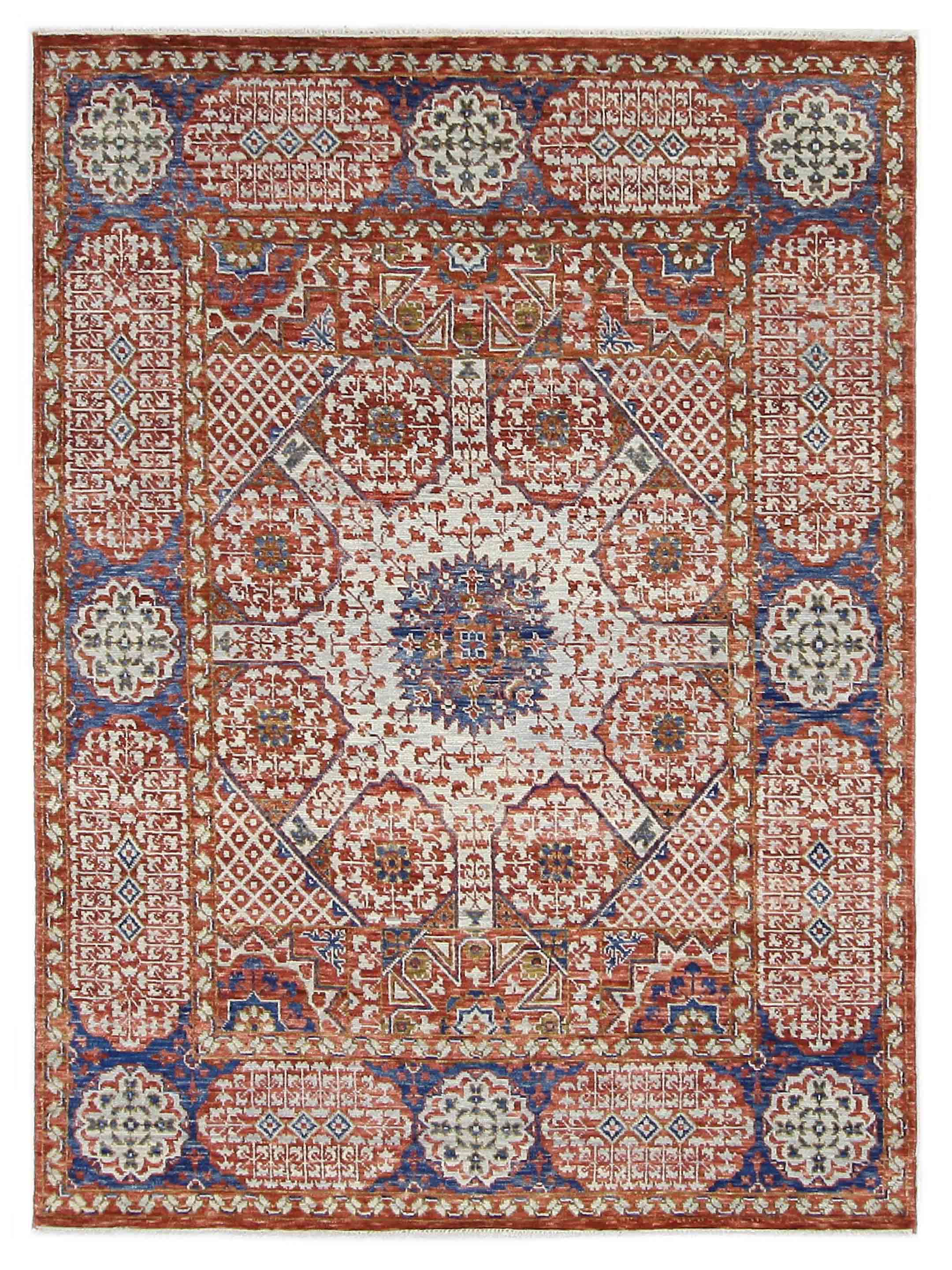 Anatolian Revival Hand Knotted Orange 8x10