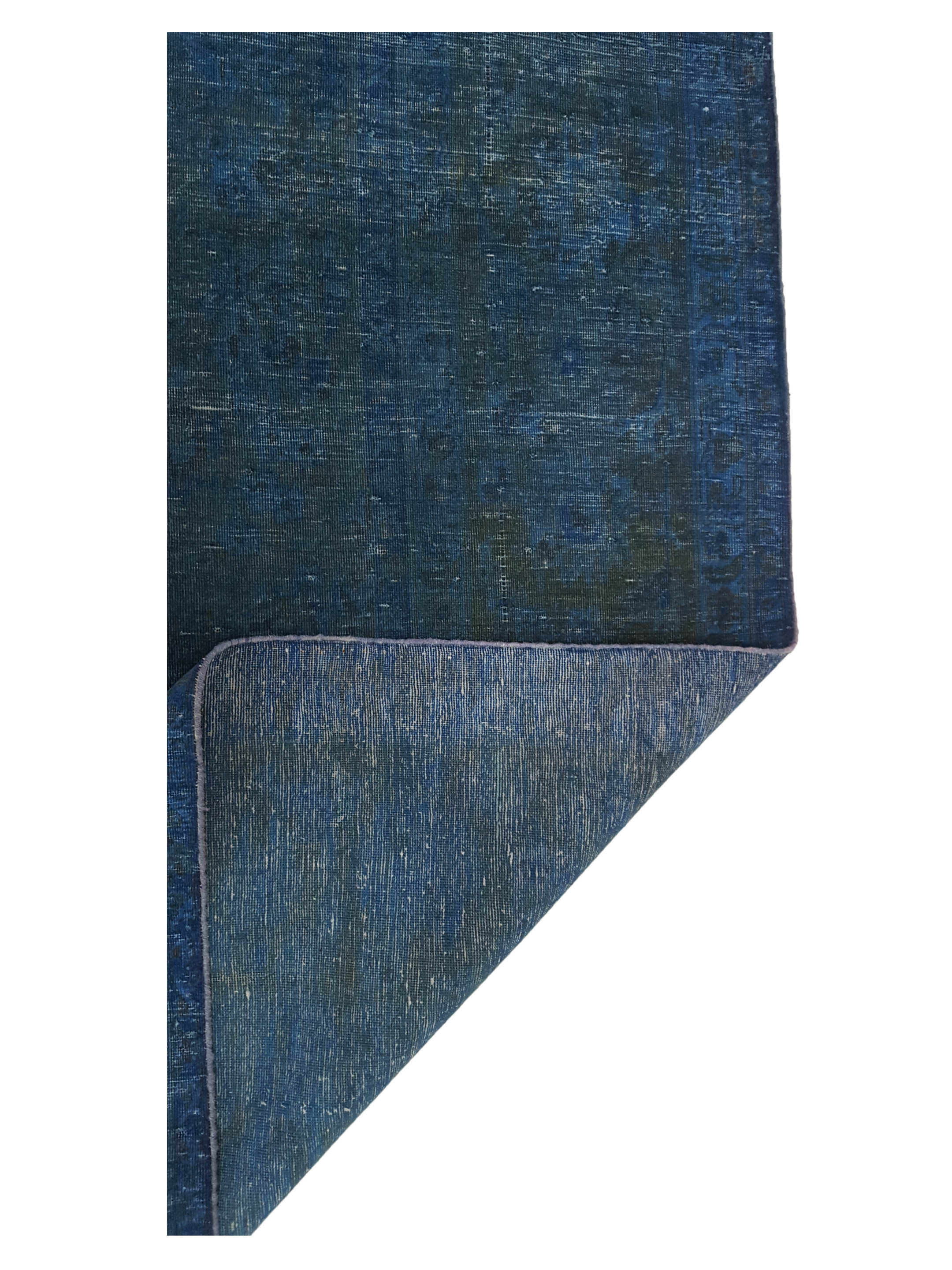 Overdyed Hand Knotted Teal 10x16 - Image 3 of 6