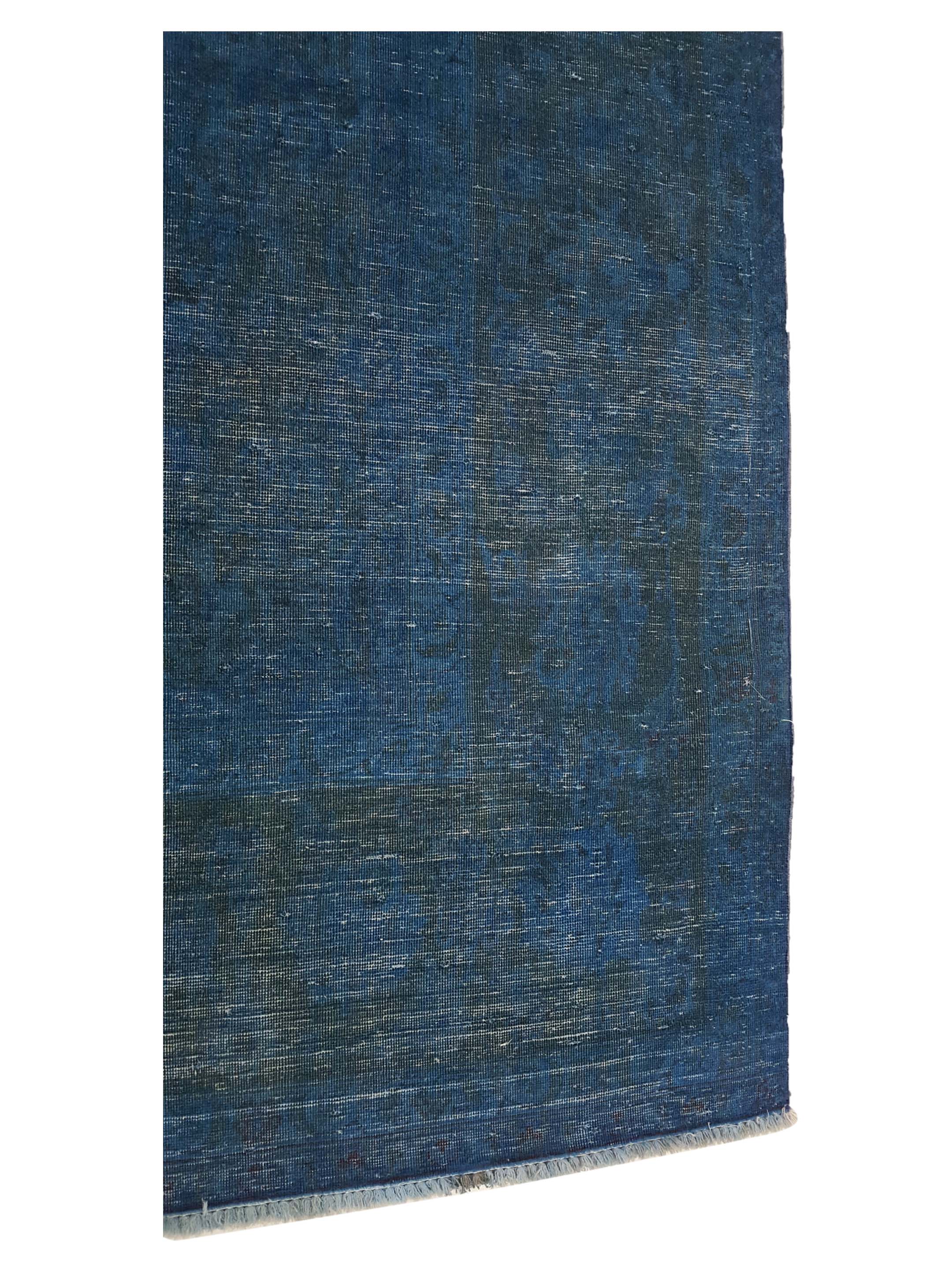 Overdyed Hand Knotted Teal 10x16 - Image 4 of 6