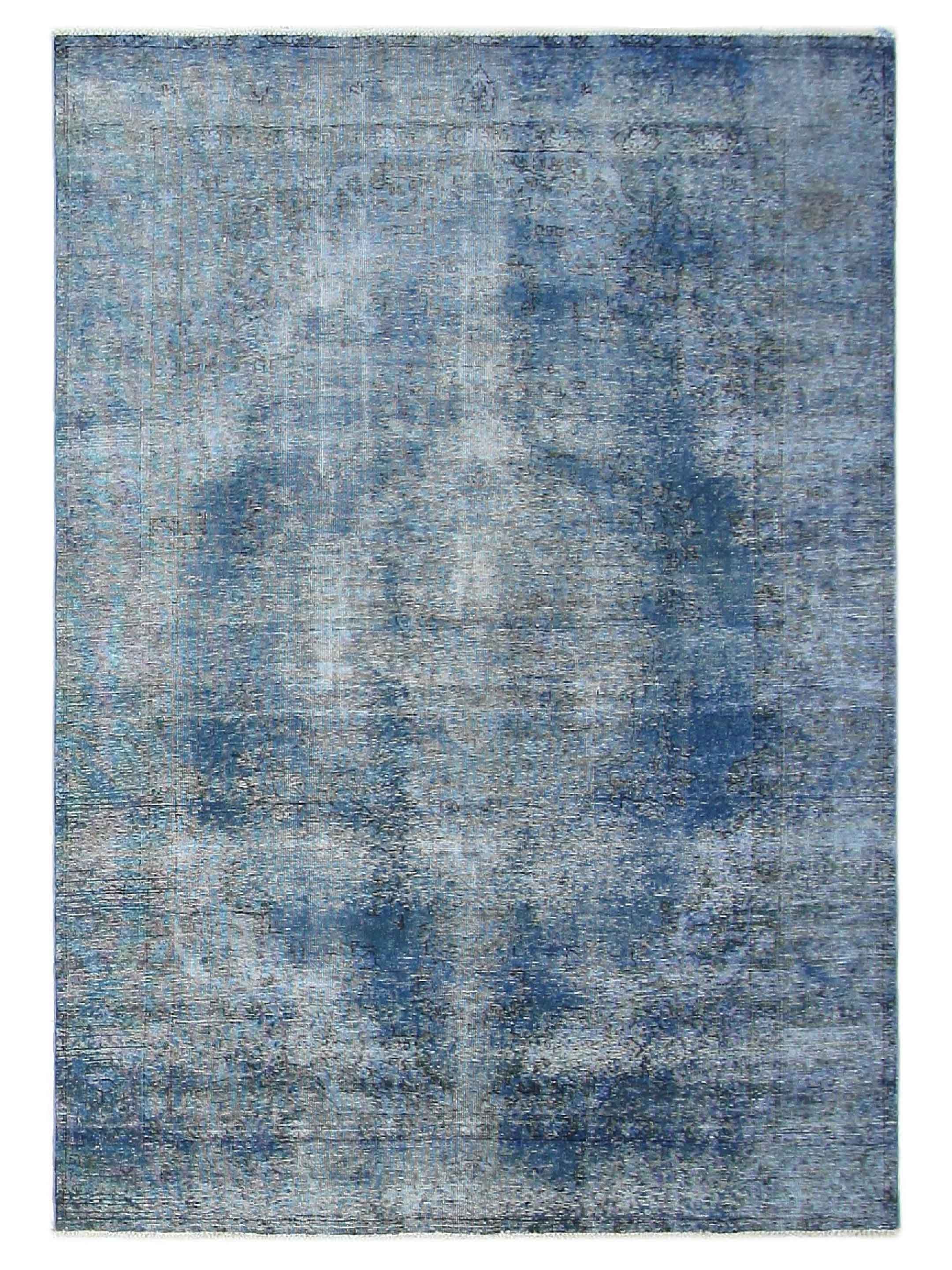 Overdyed Hand Knotted Teal 6x9