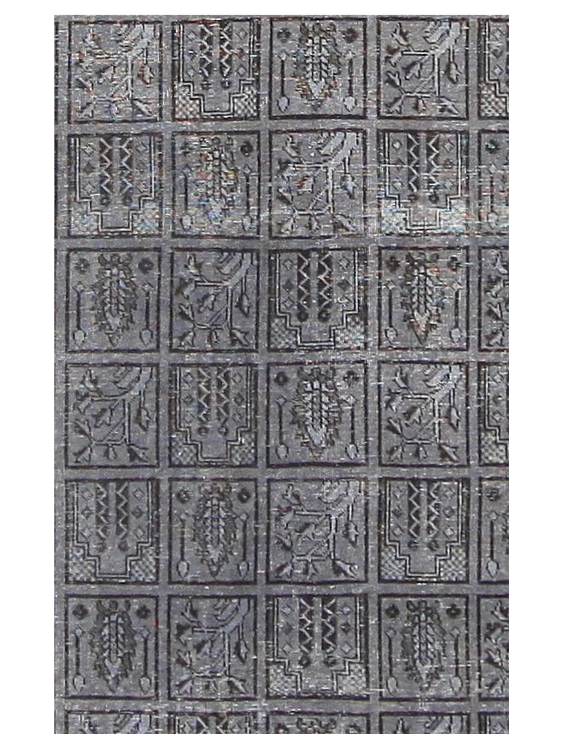 Vintage Hand Knotted Grey 8x10 - Image 4 of 5