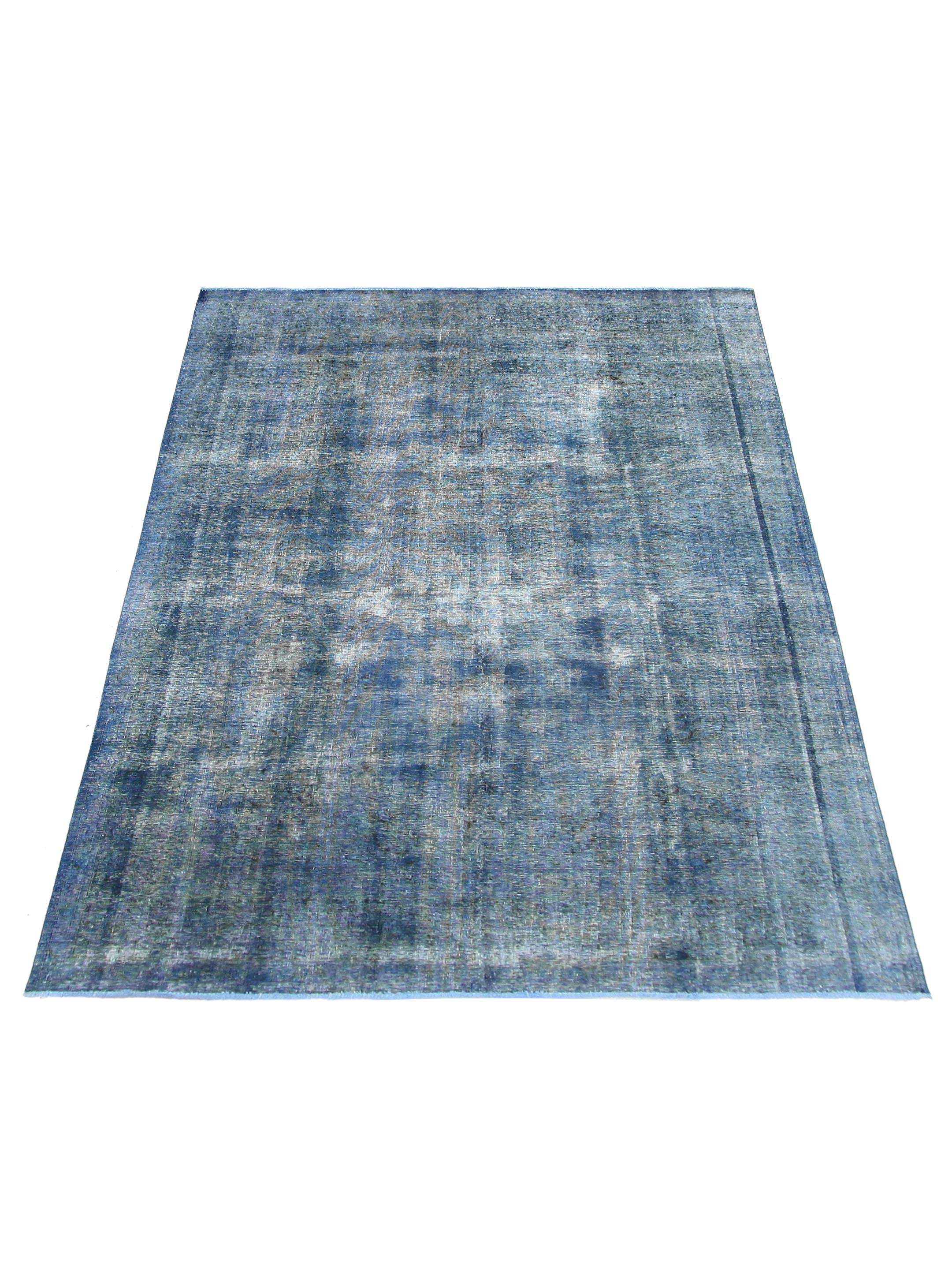 Overdyed Hand Knotted Blue 9x13 - Image 2 of 4