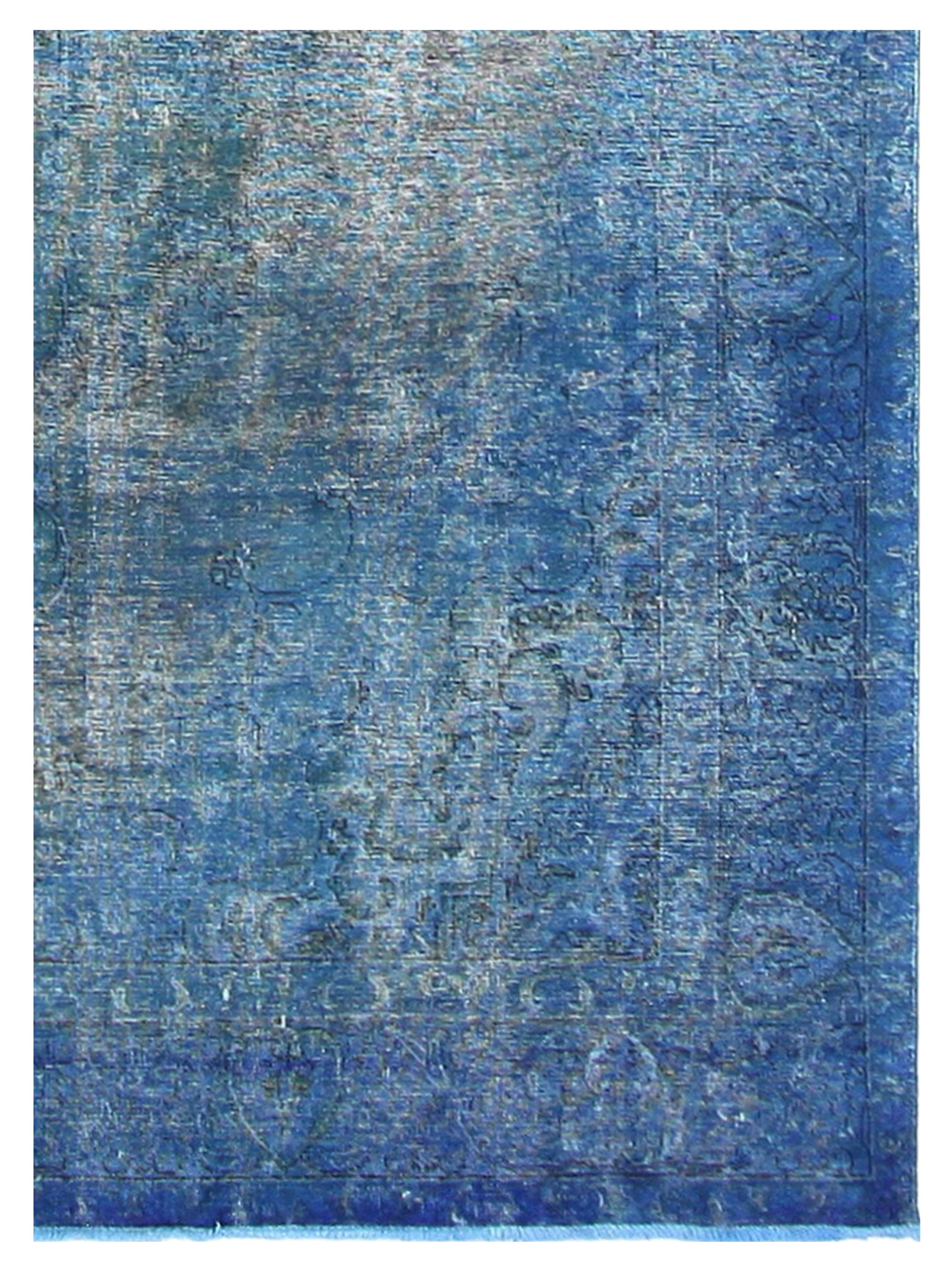 Overdyed Hand Knotted Teal 9x12 - Image 3 of 4