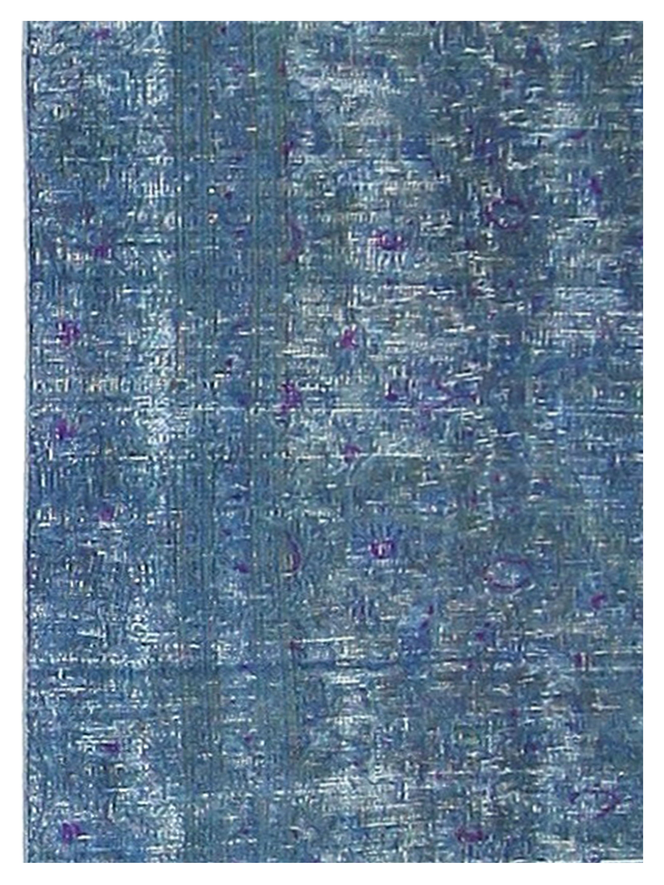 Overdyed Hand Knotted Teal 6x9 - Image 4 of 4