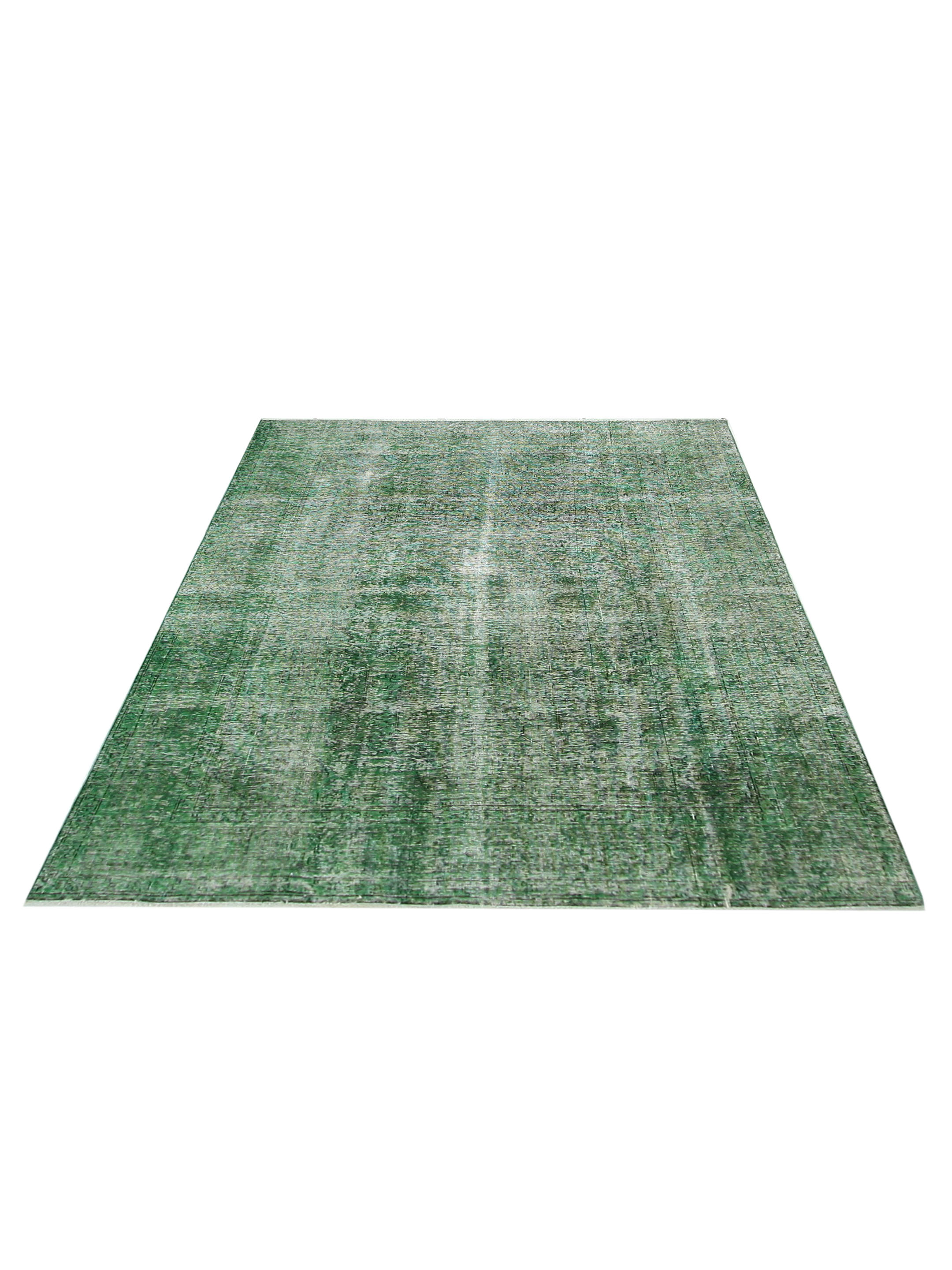 Overdyed Hand Knotted Green 8x11 - Image 2 of 5