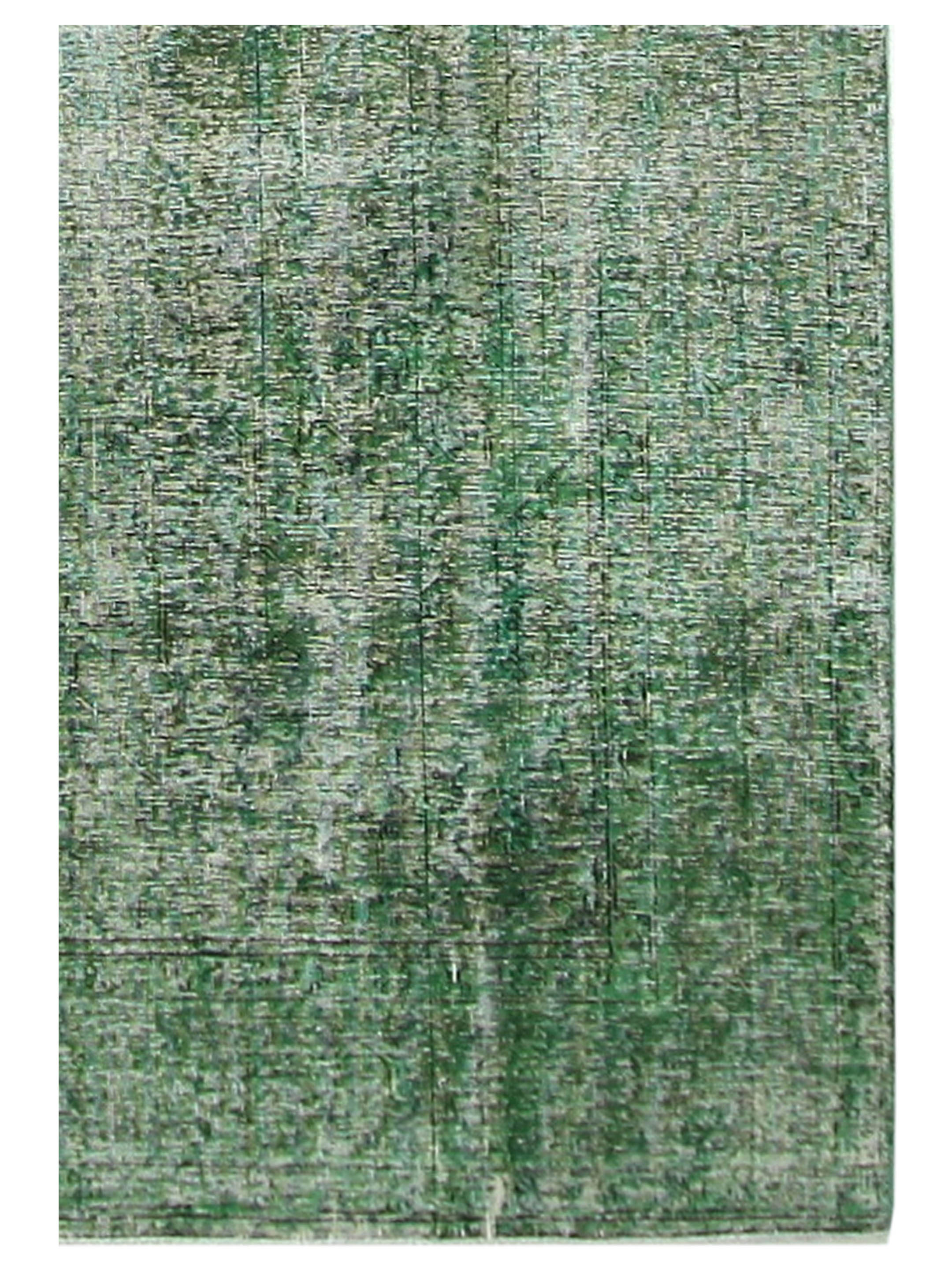 Overdyed Hand Knotted Green 8x11 - Image 4 of 5