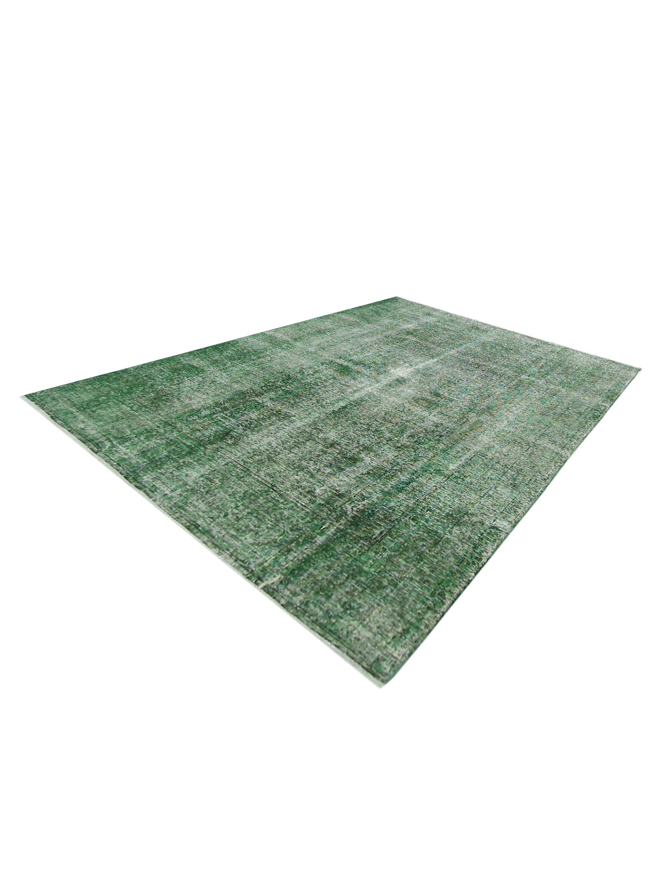 Overdyed Hand Knotted Green 8x11 - Image 5 of 5