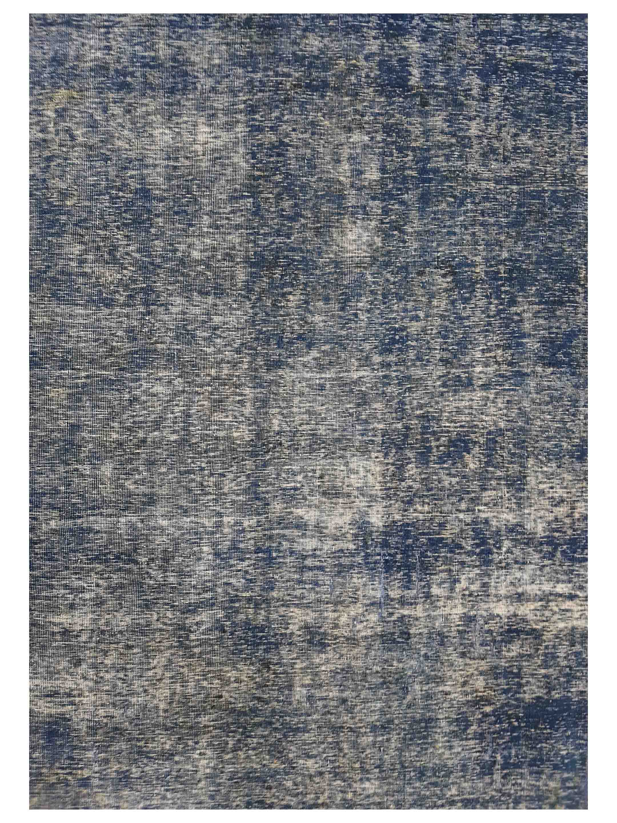 Overdyed Hand Knotted Teal 6x9 - Image 5 of 6
