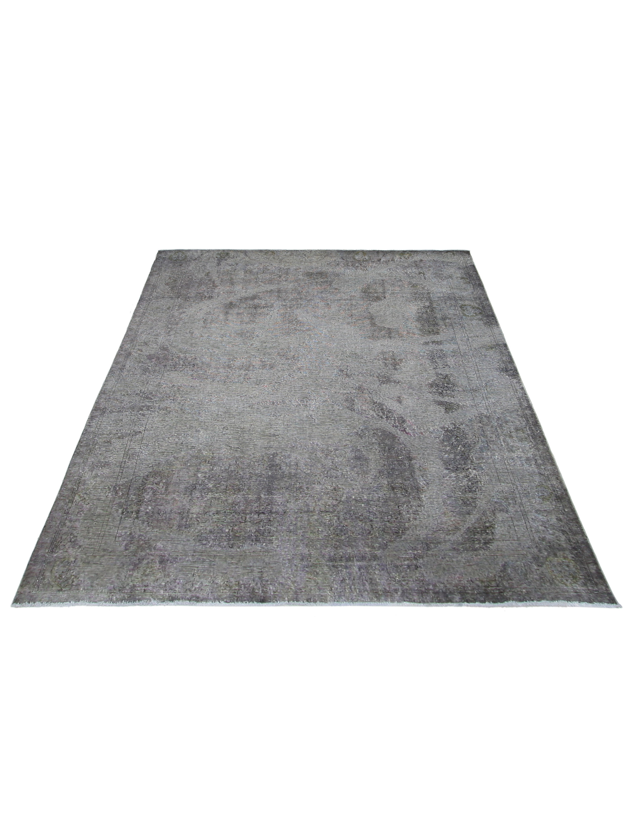 Overdyed Hand Knotted Grey 9x12 - Image 2 of 4