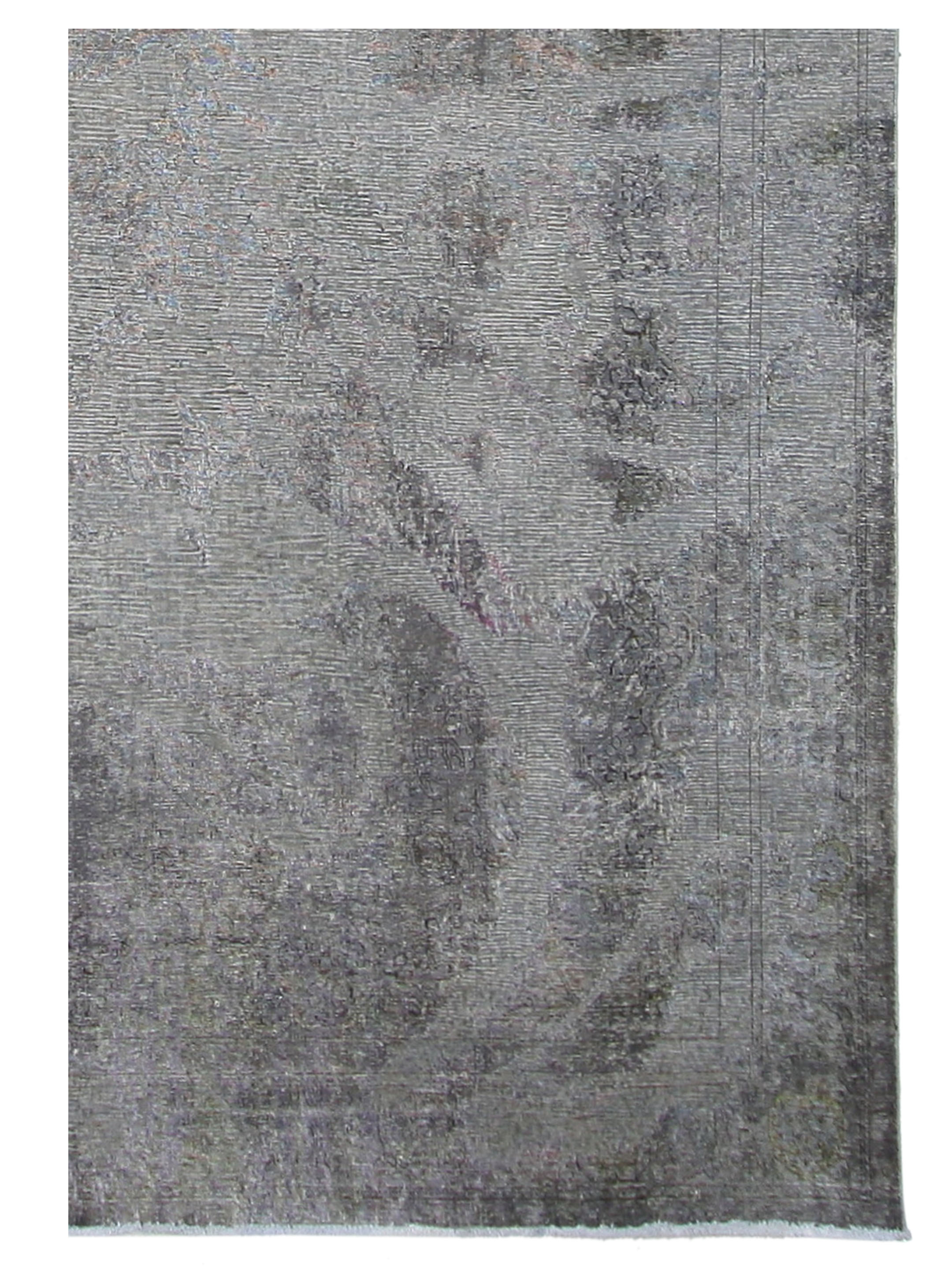 Overdyed Hand Knotted Grey 9x12 - Image 3 of 4