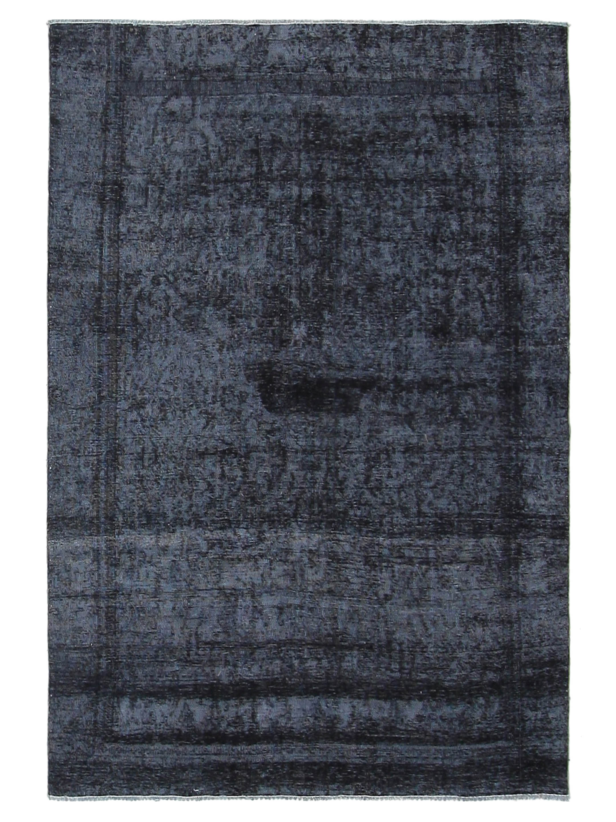 Overdyed Hand Knotted Grey 6x9