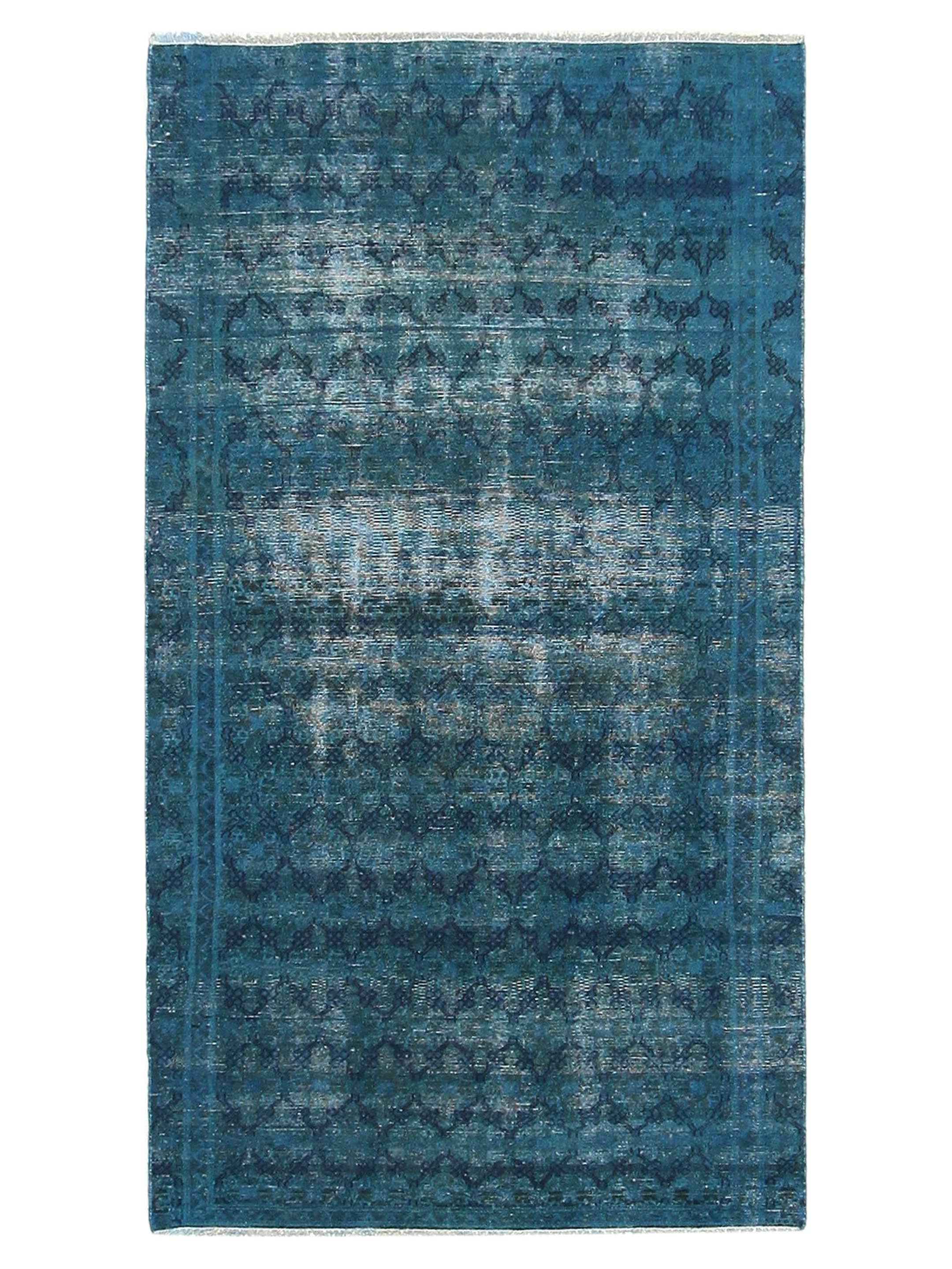 Vintage Hand Knotted Teal 5x8