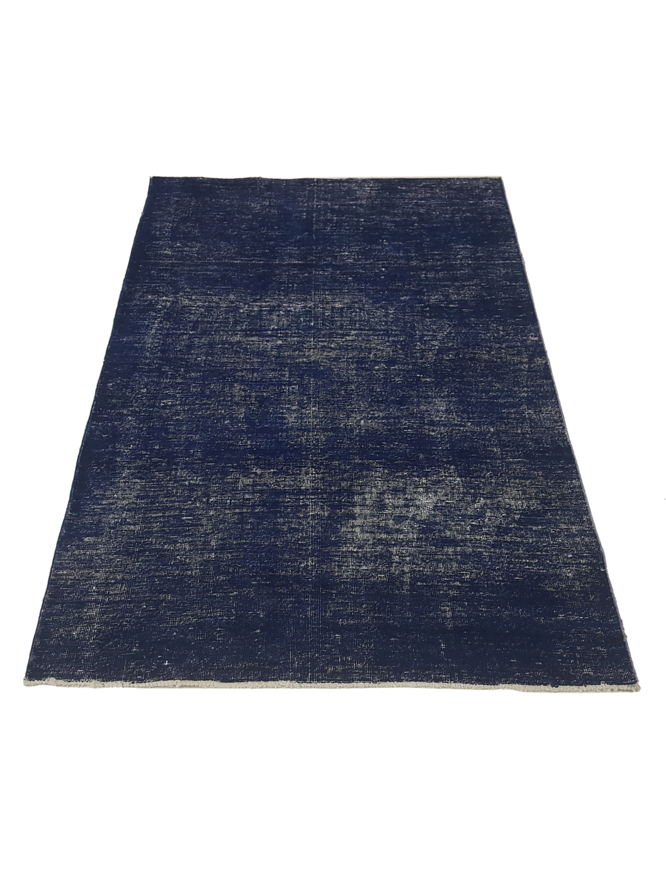 Overdyed Hand Knotted Blue 4x6 - Image 2 of 6