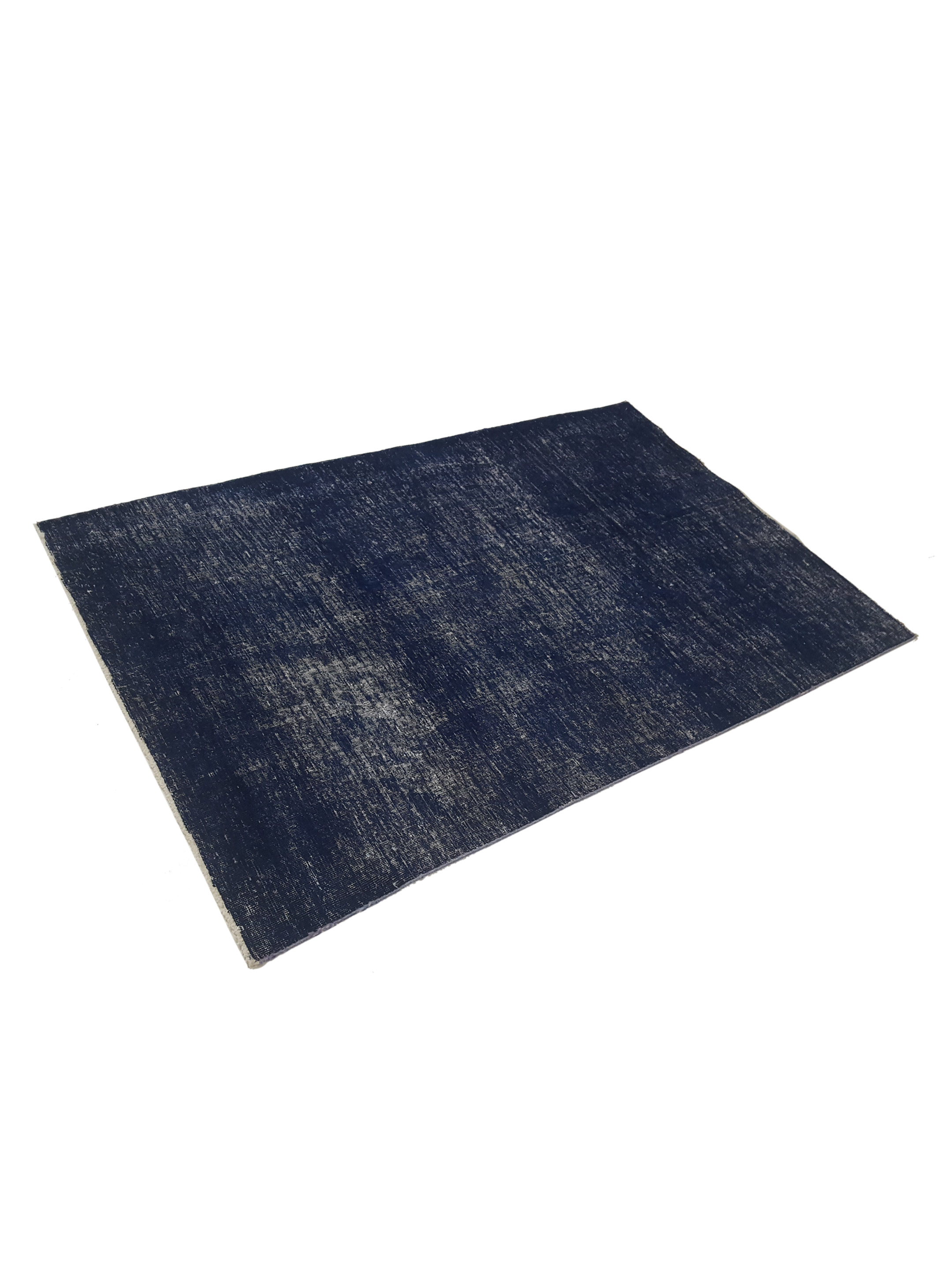 Overdyed Hand Knotted Blue 4x6 - Image 6 of 6