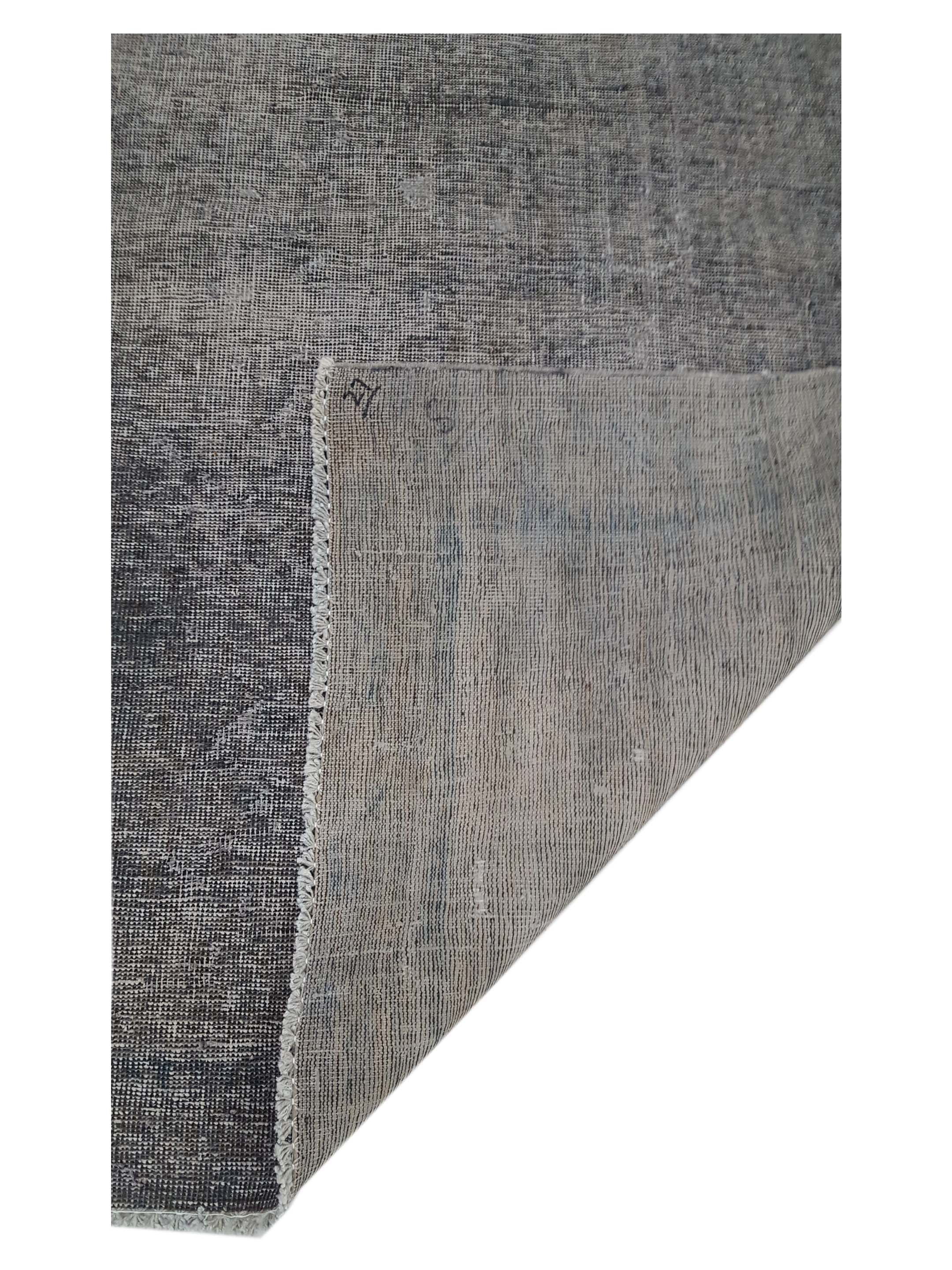 Overdyed Hand Knotted Grey 4x6 - Image 3 of 6