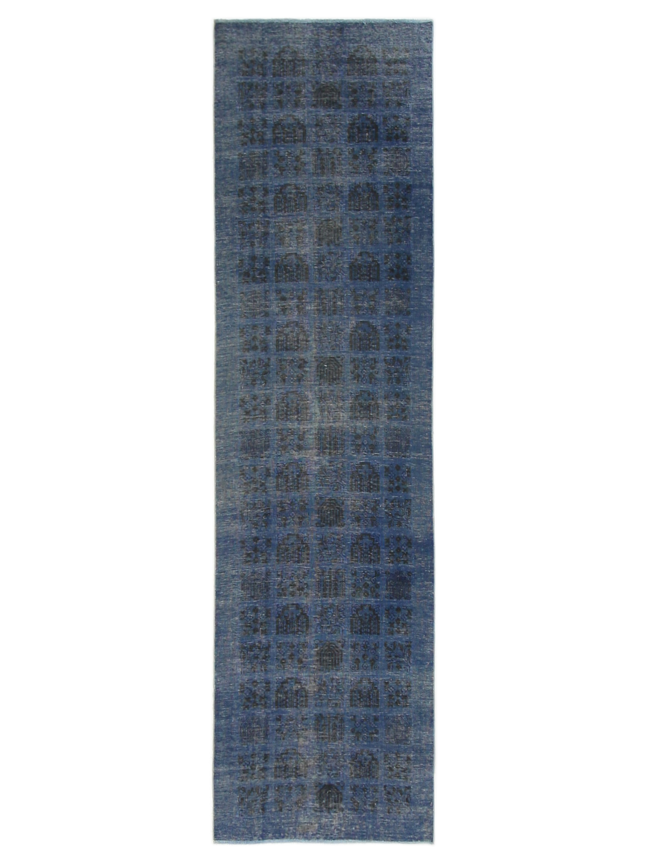 Vintage Hand Knotted Blue 3x12