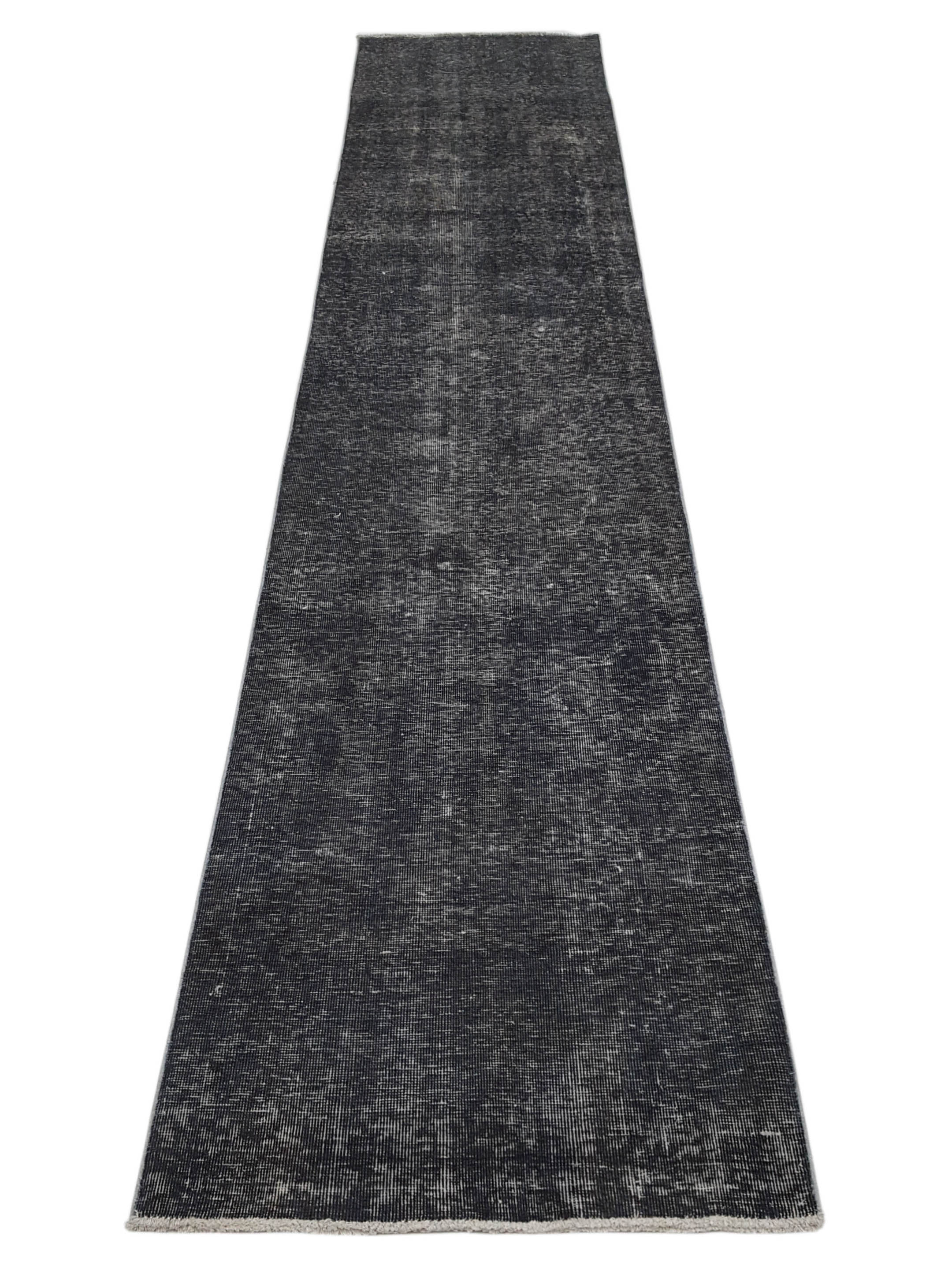 Vintage Hand Knotted Grey 3x13 - Image 2 of 6