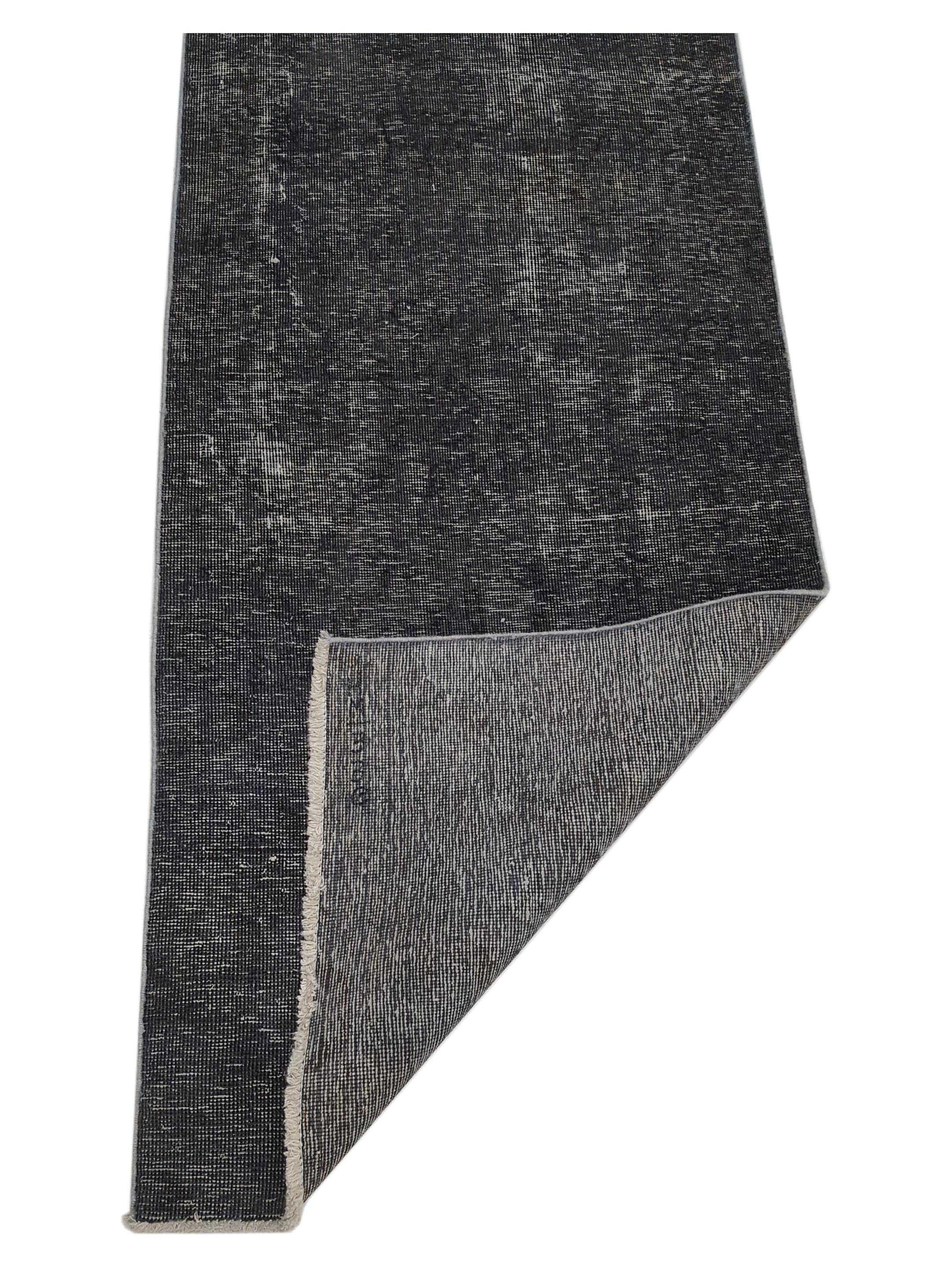 Vintage Hand Knotted Grey 3x13 - Image 3 of 6