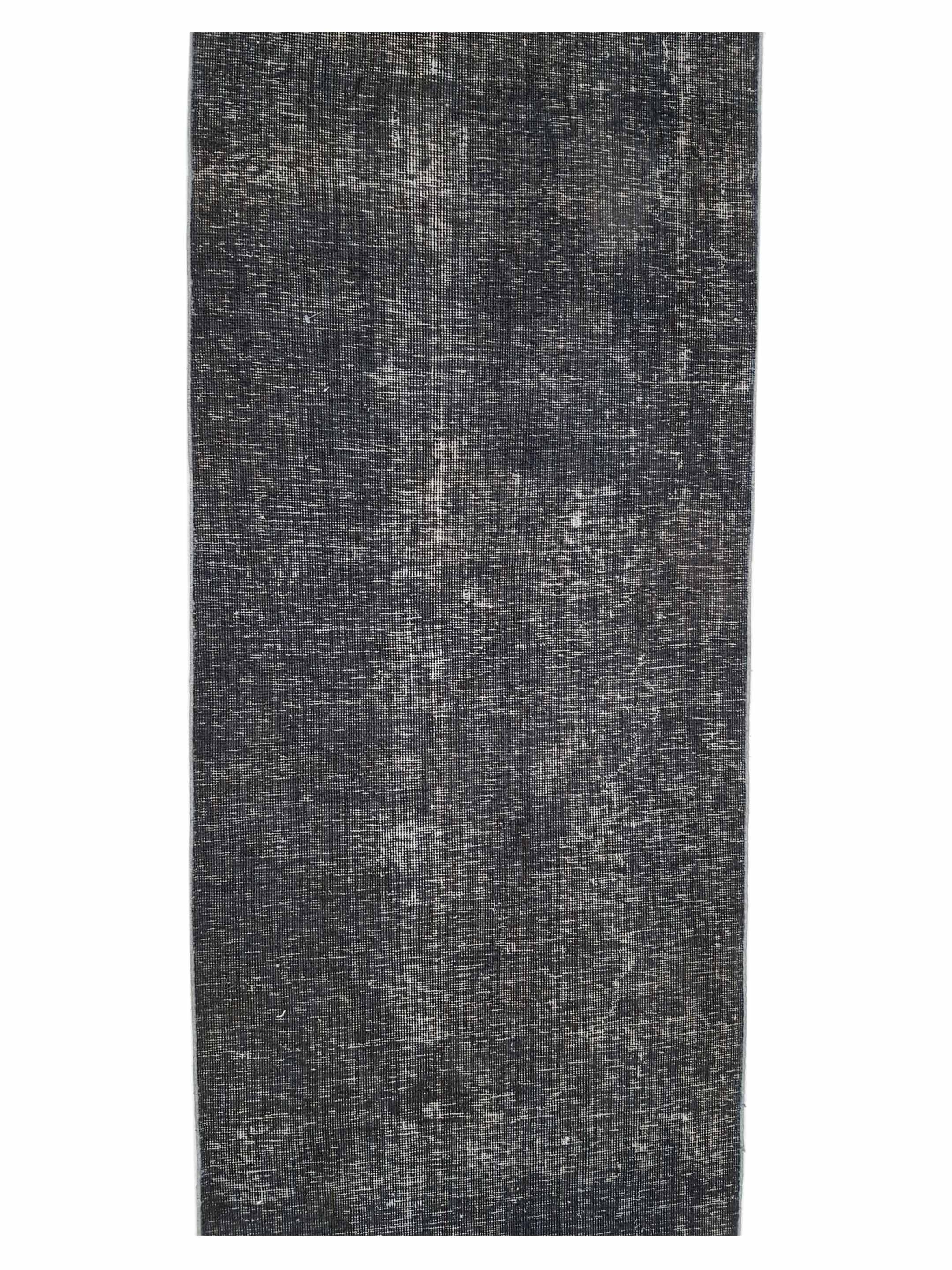 Vintage Hand Knotted Grey 3x13 - Image 5 of 6