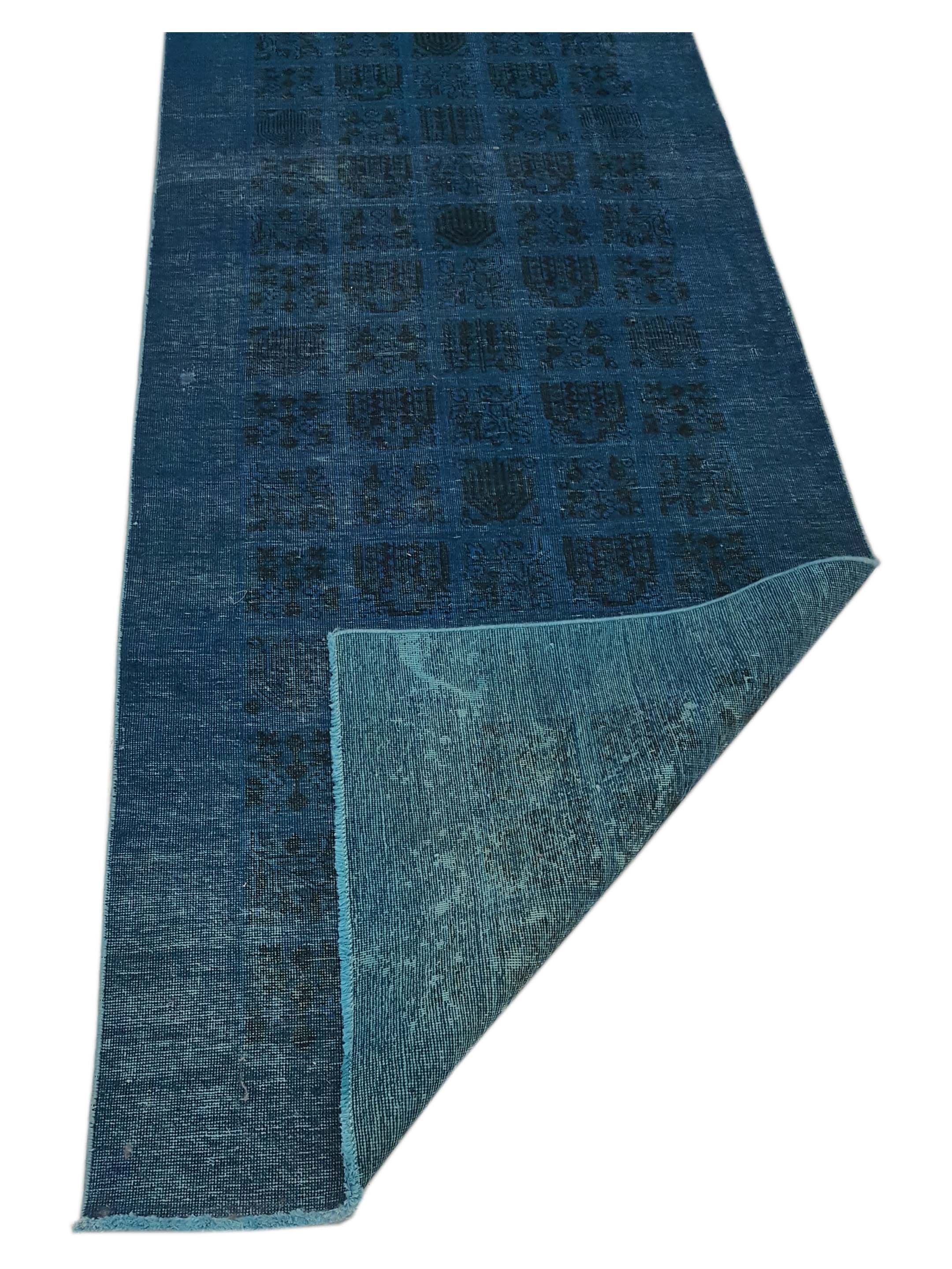 Vintage Hand Knotted Teal 4x12 - Image 3 of 6