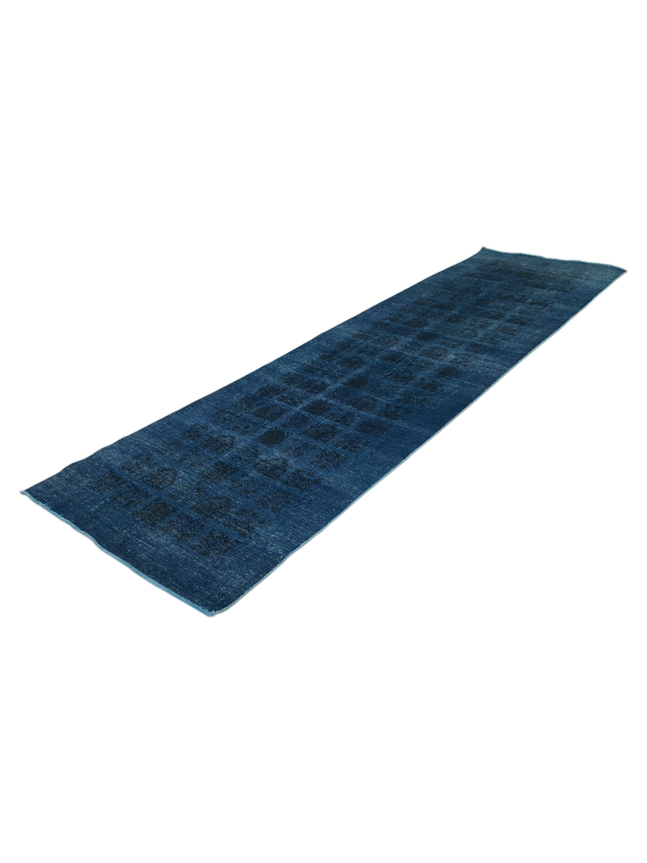 Vintage Hand Knotted Teal 4x12 - Image 6 of 6