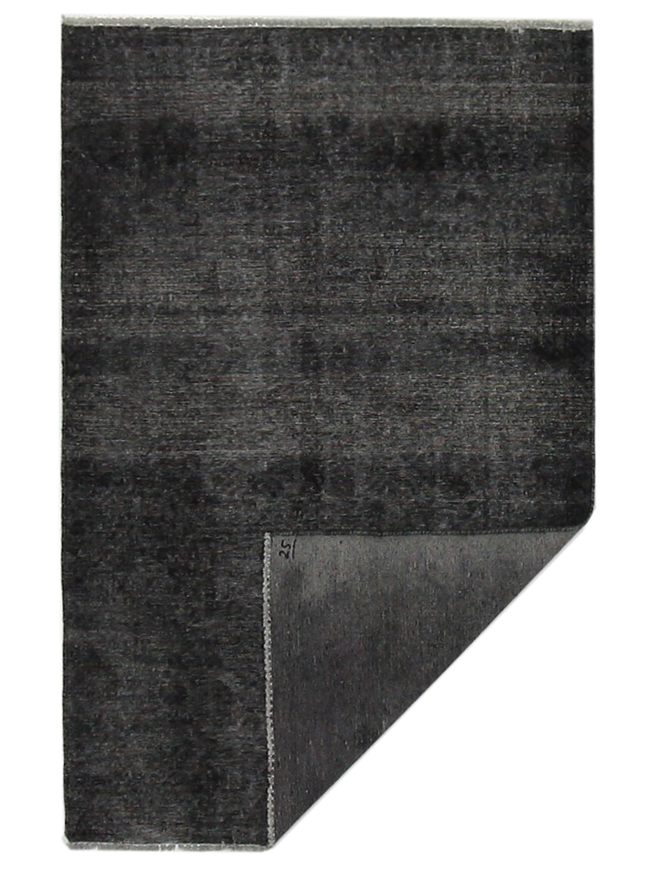 Overdyed Hand Knotted Grey 4x6 - Image 3 of 6