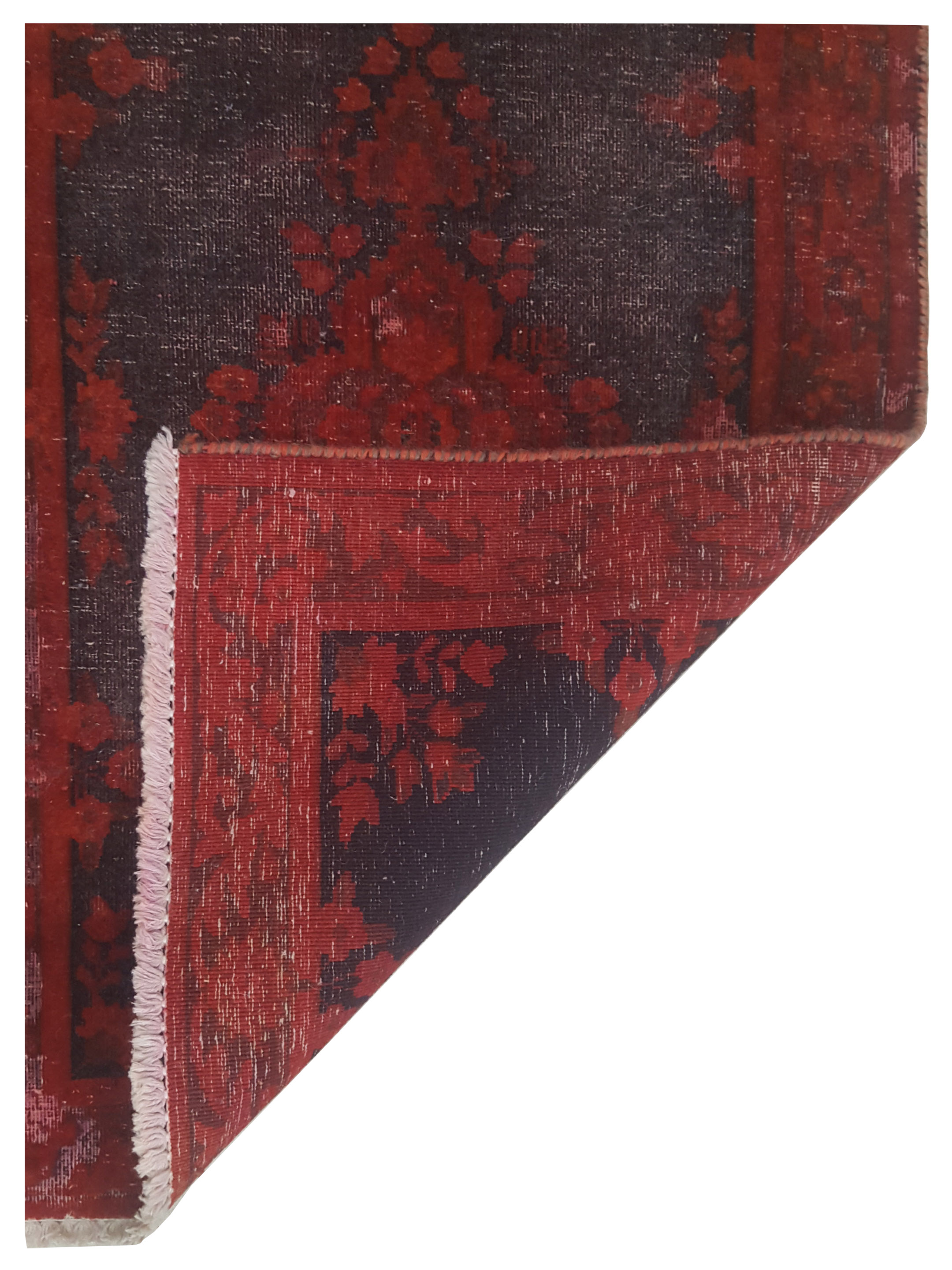Vintage Hand Knotted Black 2x3 - Image 5 of 5