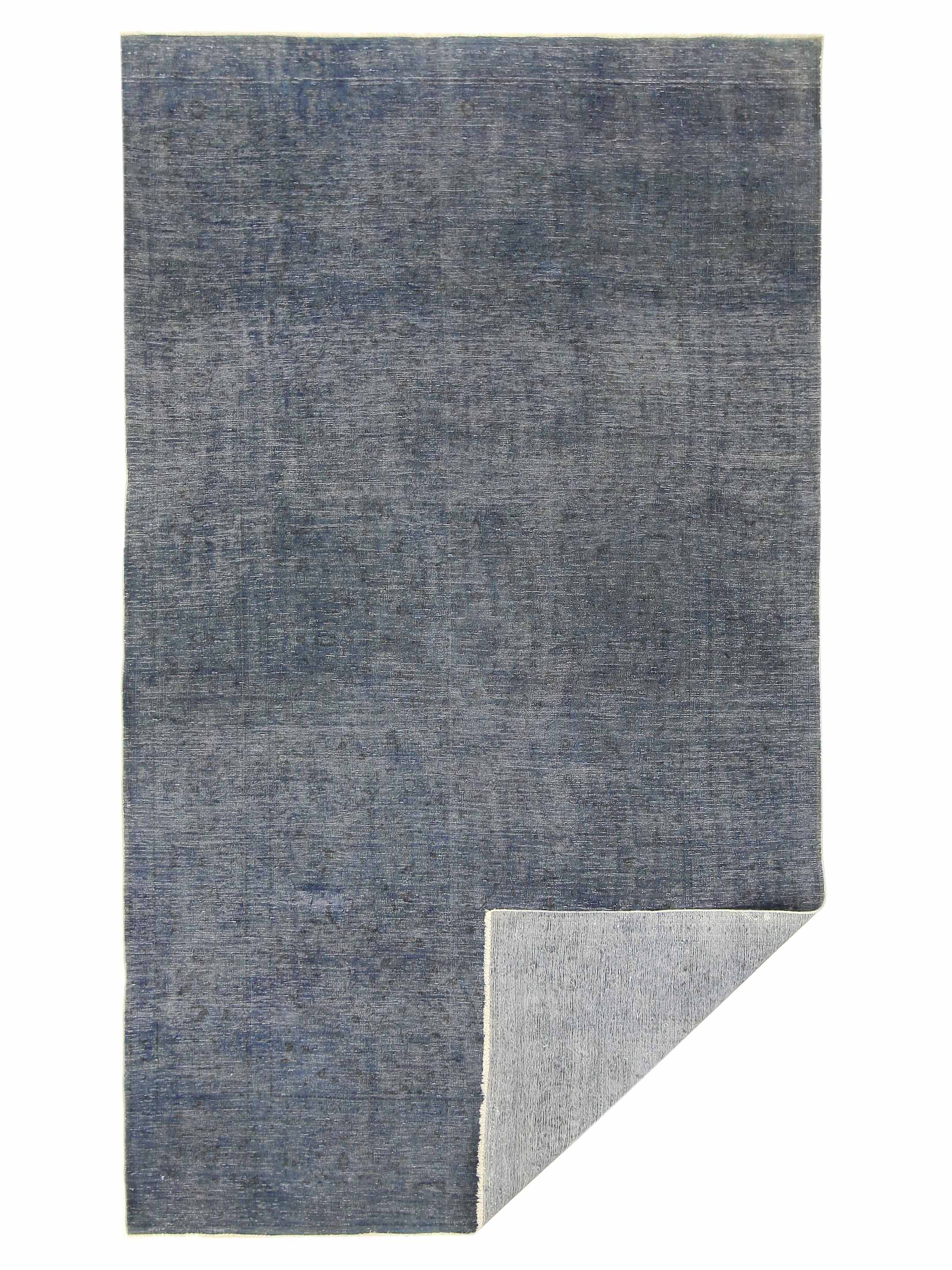 Overdyed Hand Knotted Blue 6x12 - Image 2 of 2