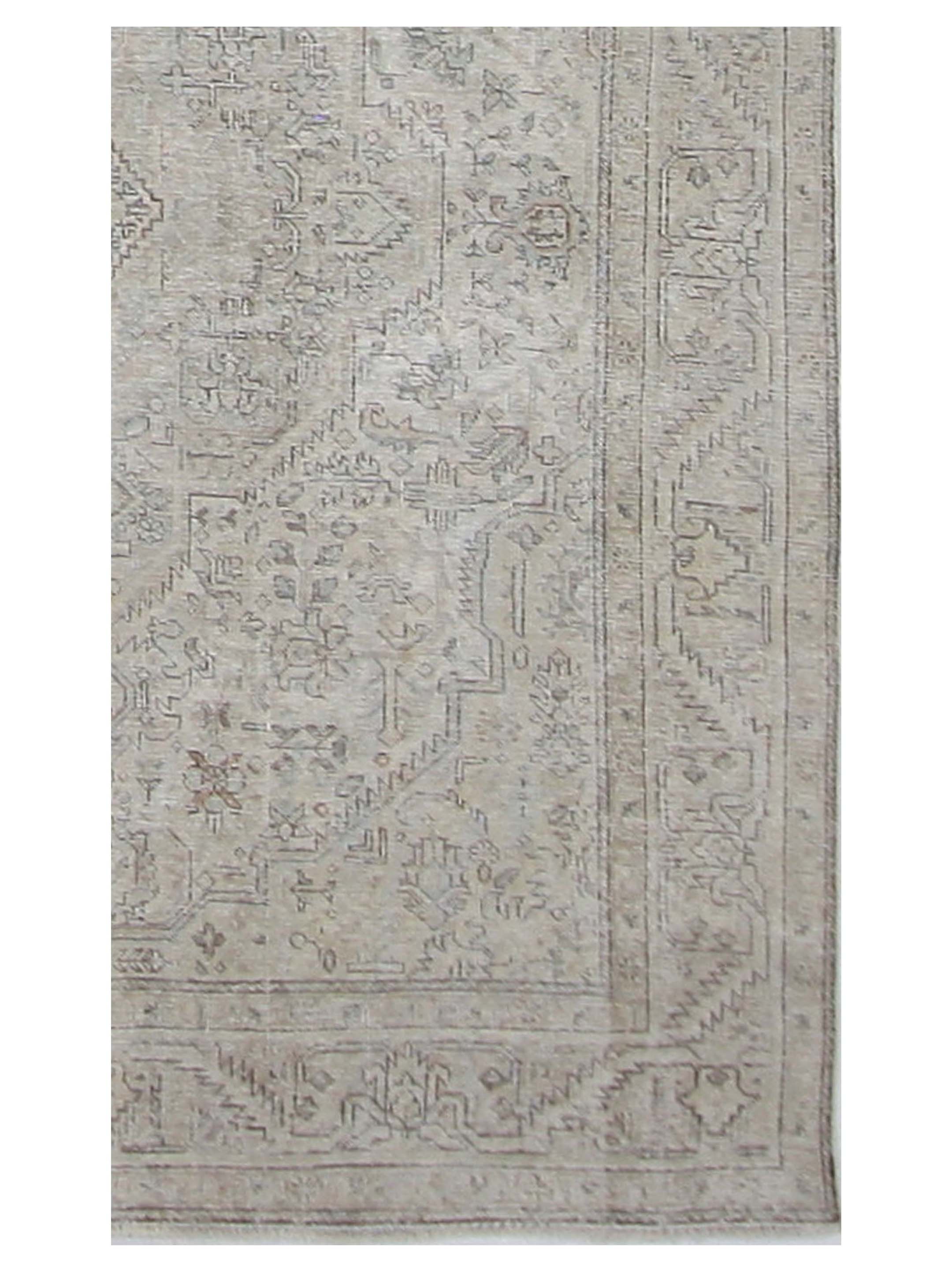 Vintage Hand Knotted Beige 6x9 - Image 3 of 5