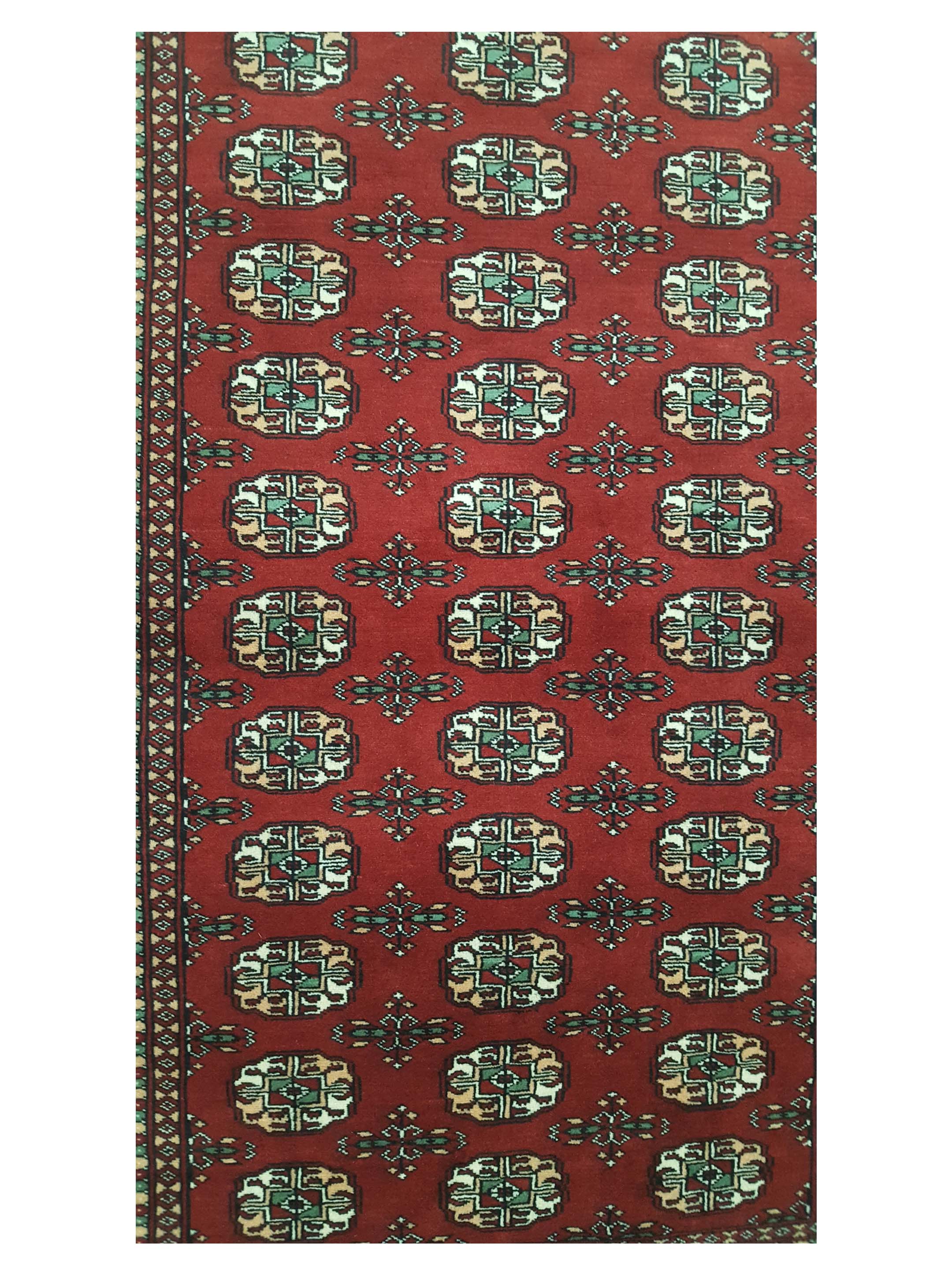 Bokhara Hand Knotted Red 4x6 - Image 5 of 6