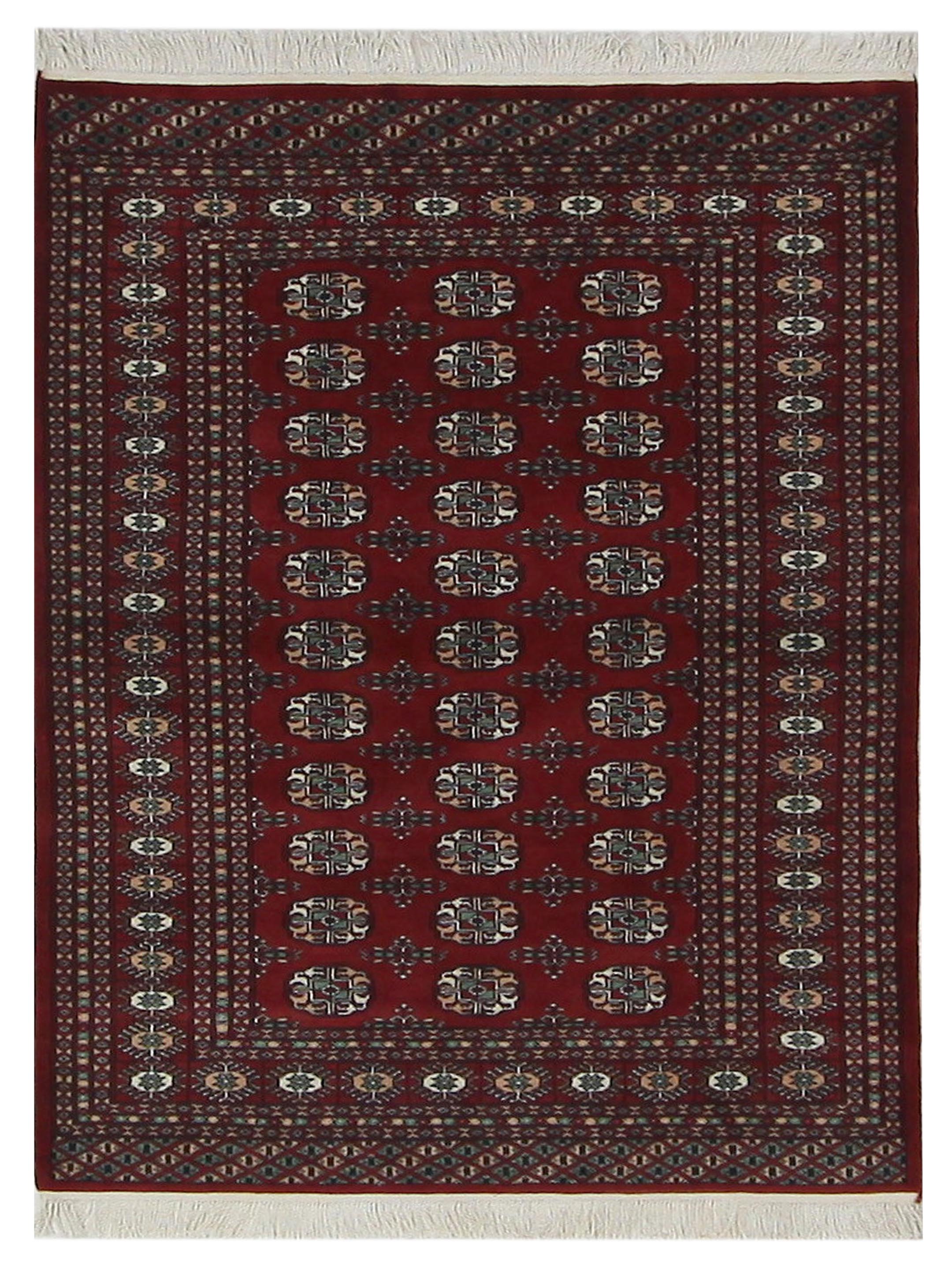 Bokhara Hand Knotted Red 4x6