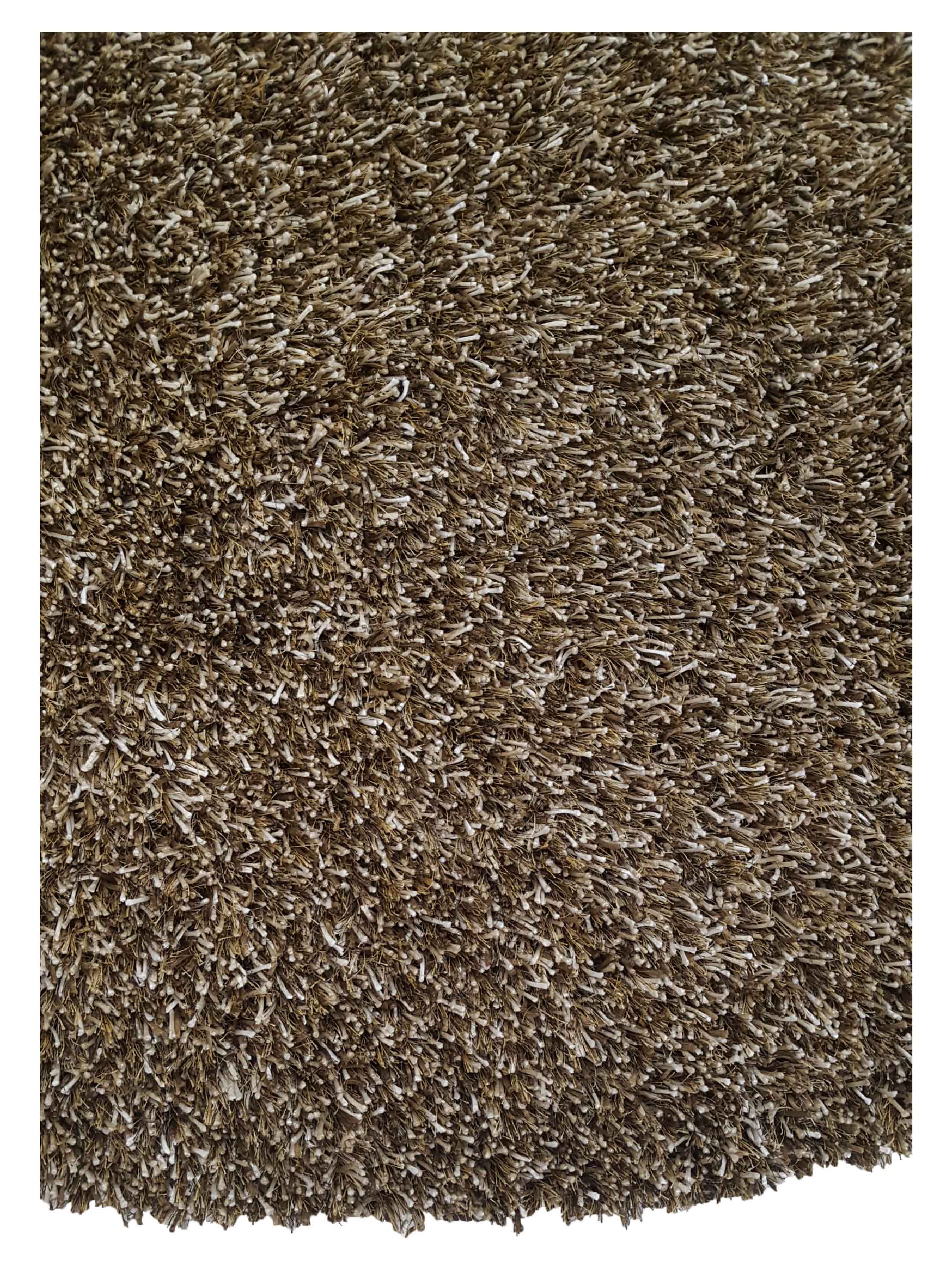 Shag Hand Woven Mocha 10x10 - Image 4 of 5