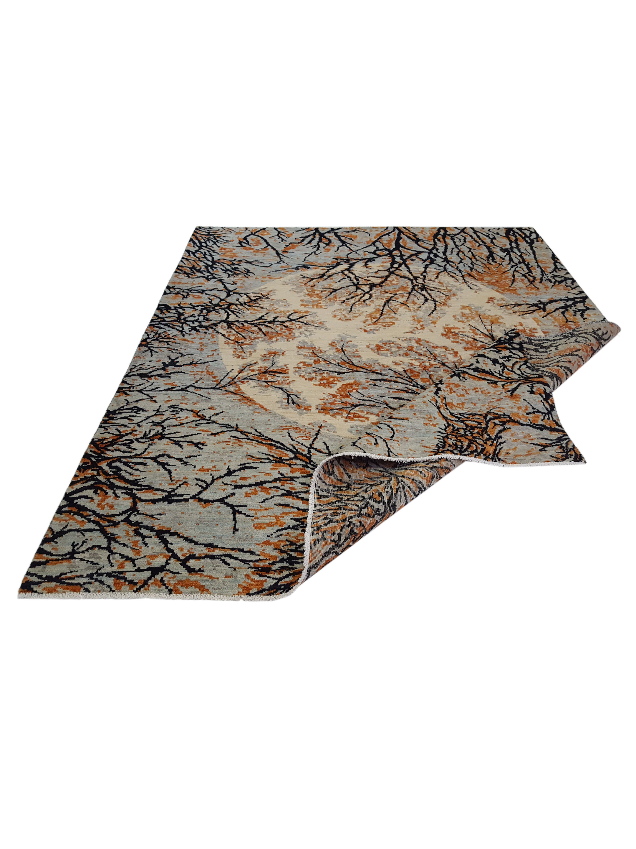 Modern Hand Knotted Lt.Blue 8x10 - Image 2 of 5