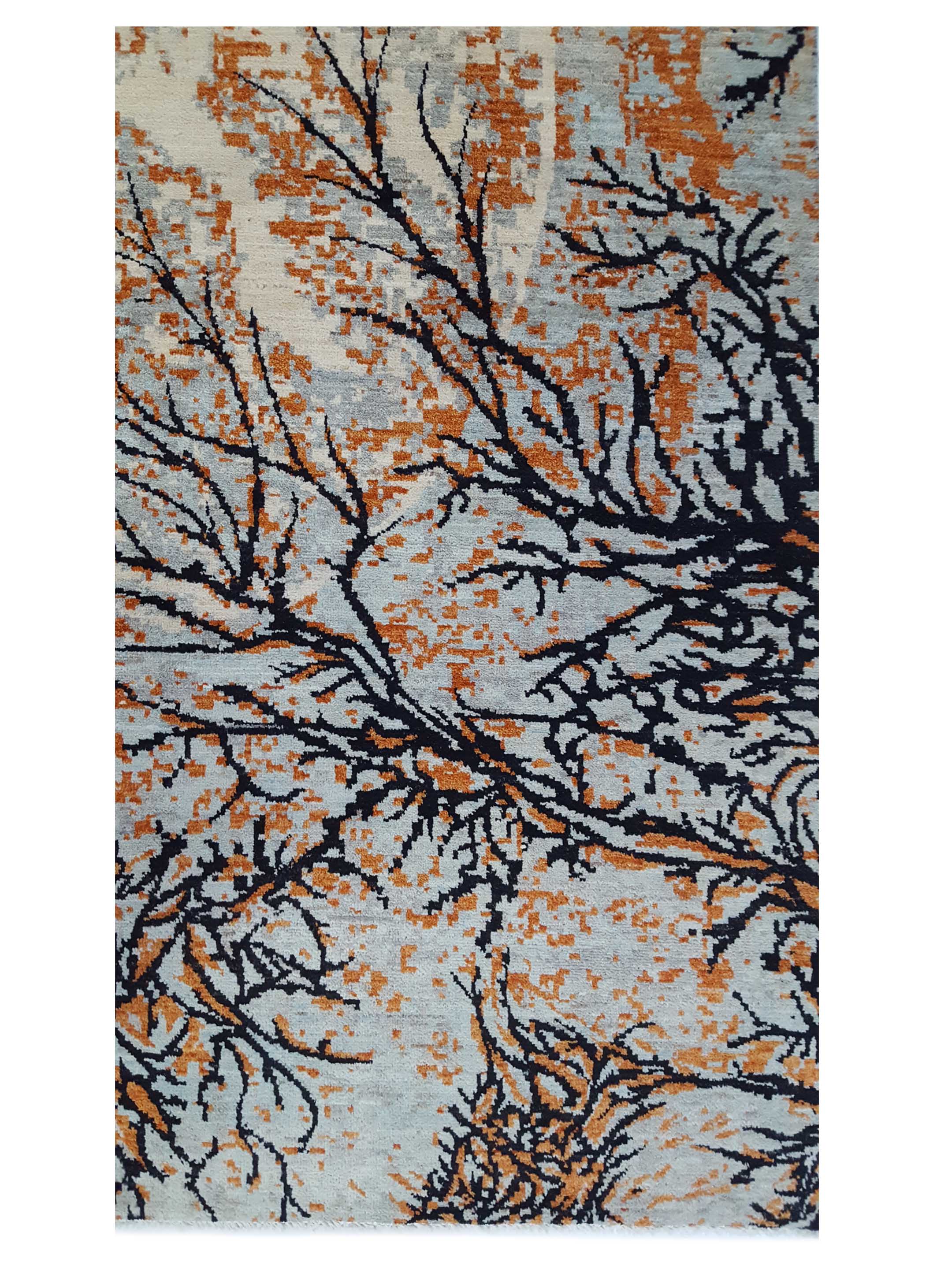 Modern Hand Knotted Lt.Blue 8x10 - Image 3 of 5