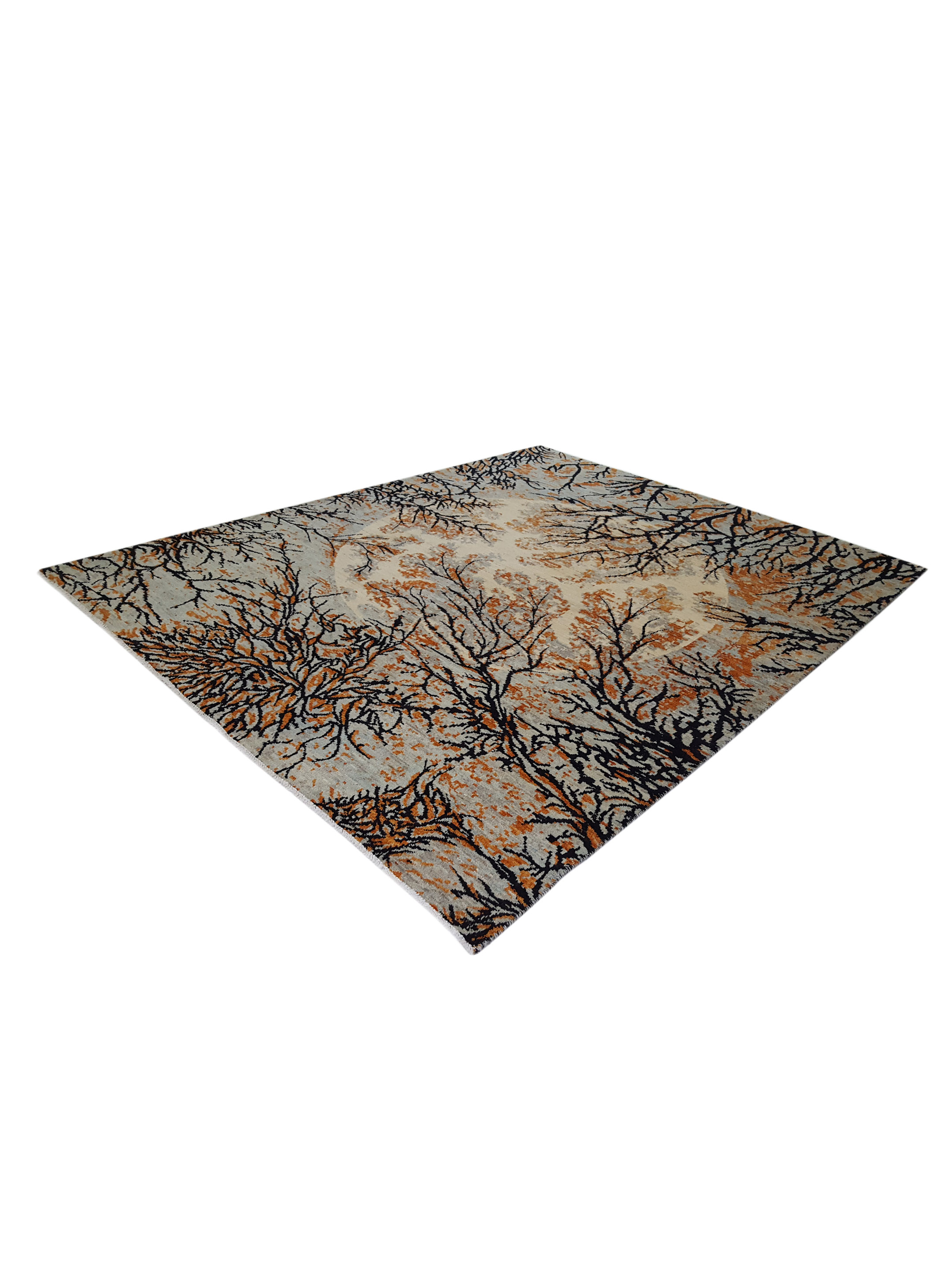 Modern Hand Knotted Lt.Blue 8x10 - Image 5 of 5