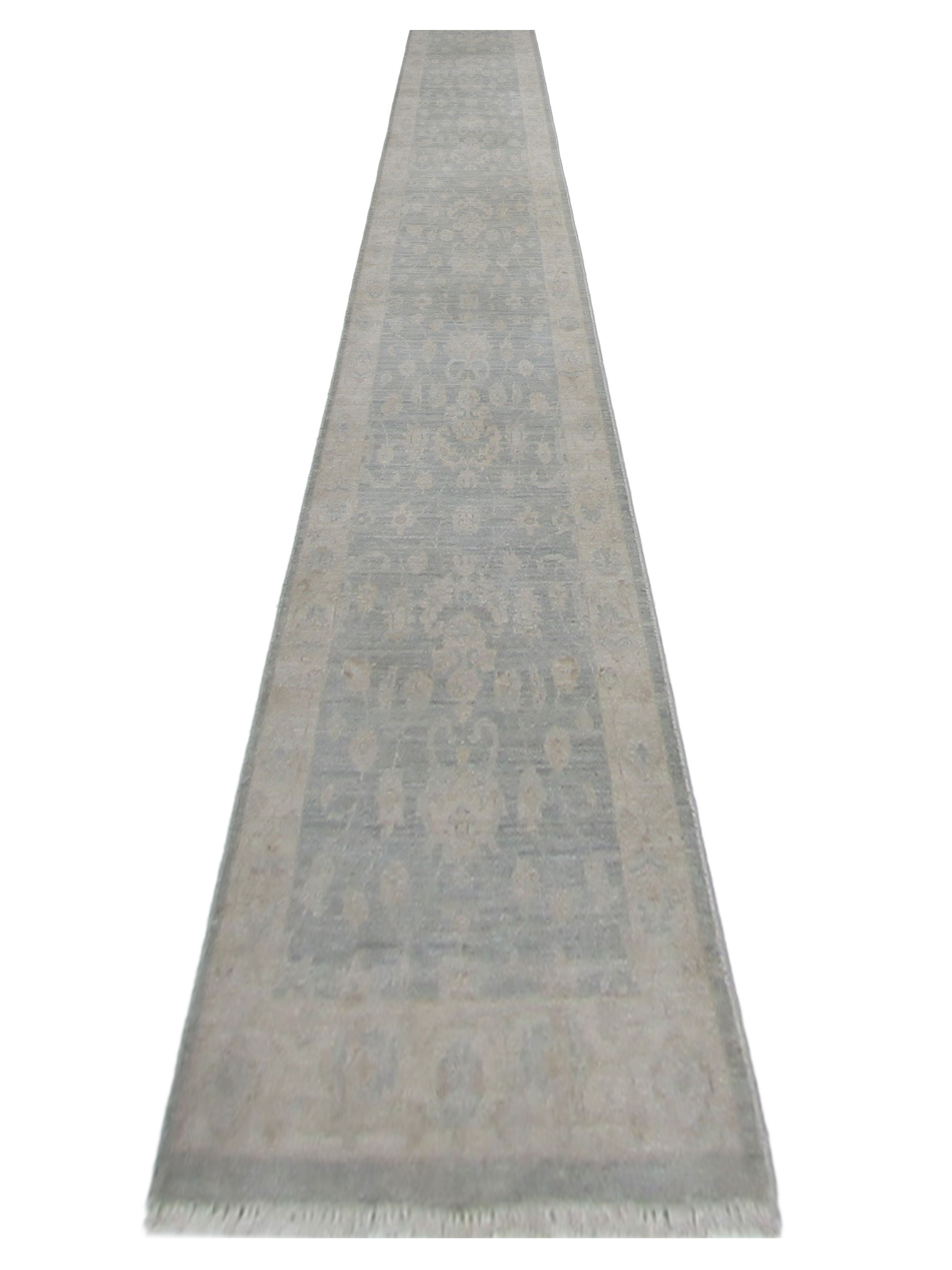 Ziegler Hand Knotted Lt.Blue 3x24 - Image 2 of 4